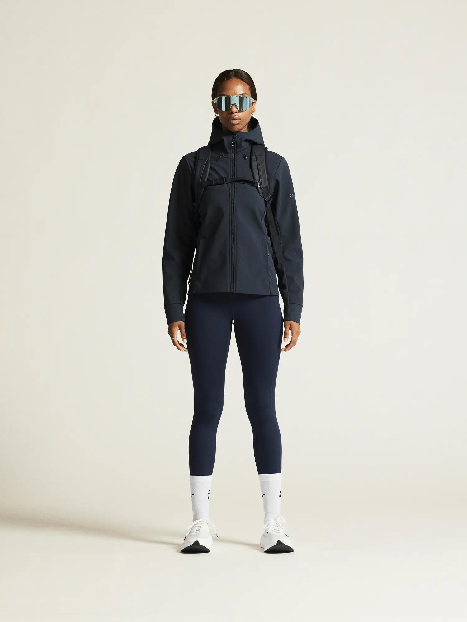 craft ADV Explore Softshell 2.0 Jacke Damen – wind‑ und wasserabweisend – Blaze 2/7