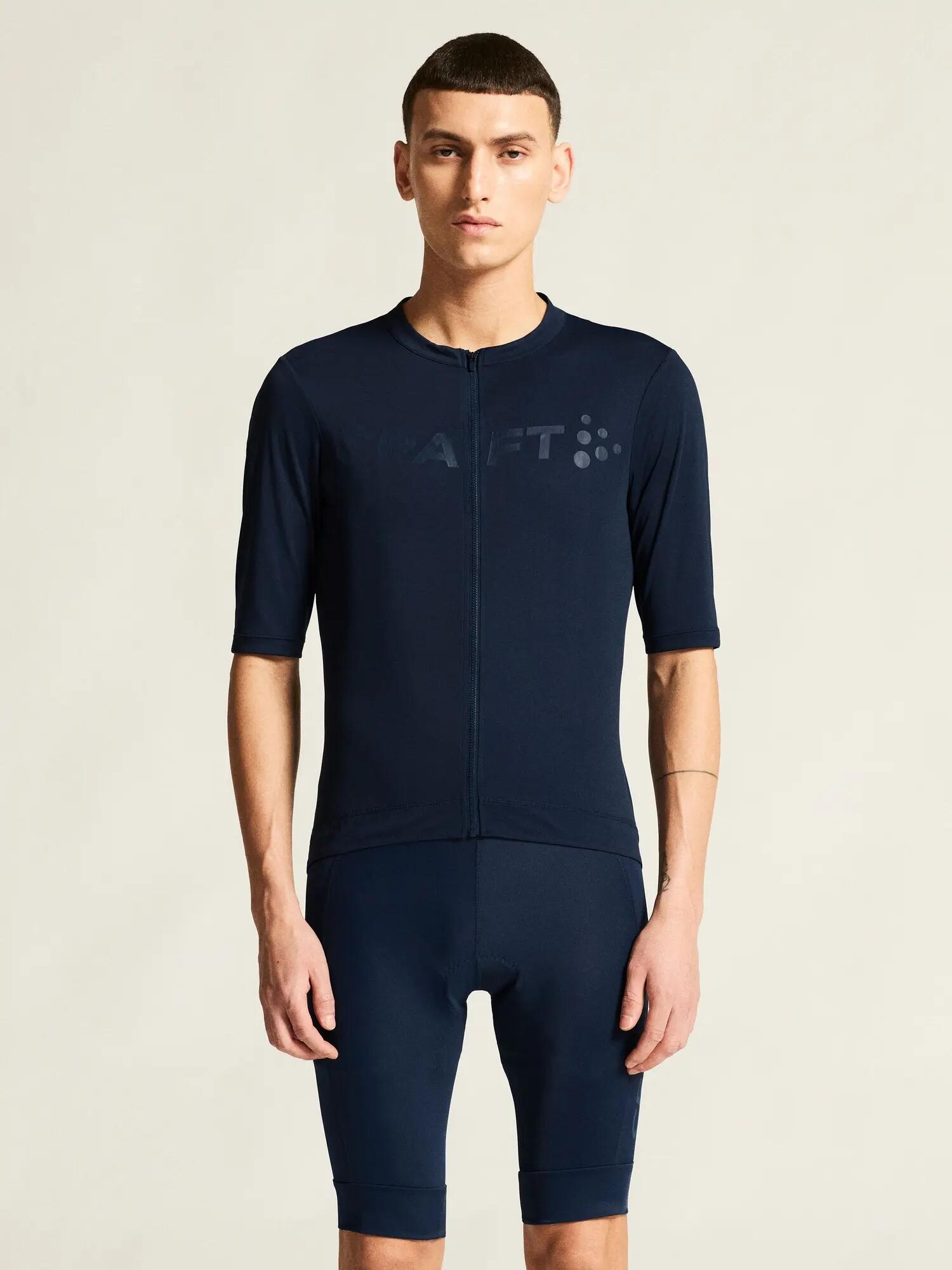 craft Endur Logo Jersey M stretch fietsjersey Blaze 5/7