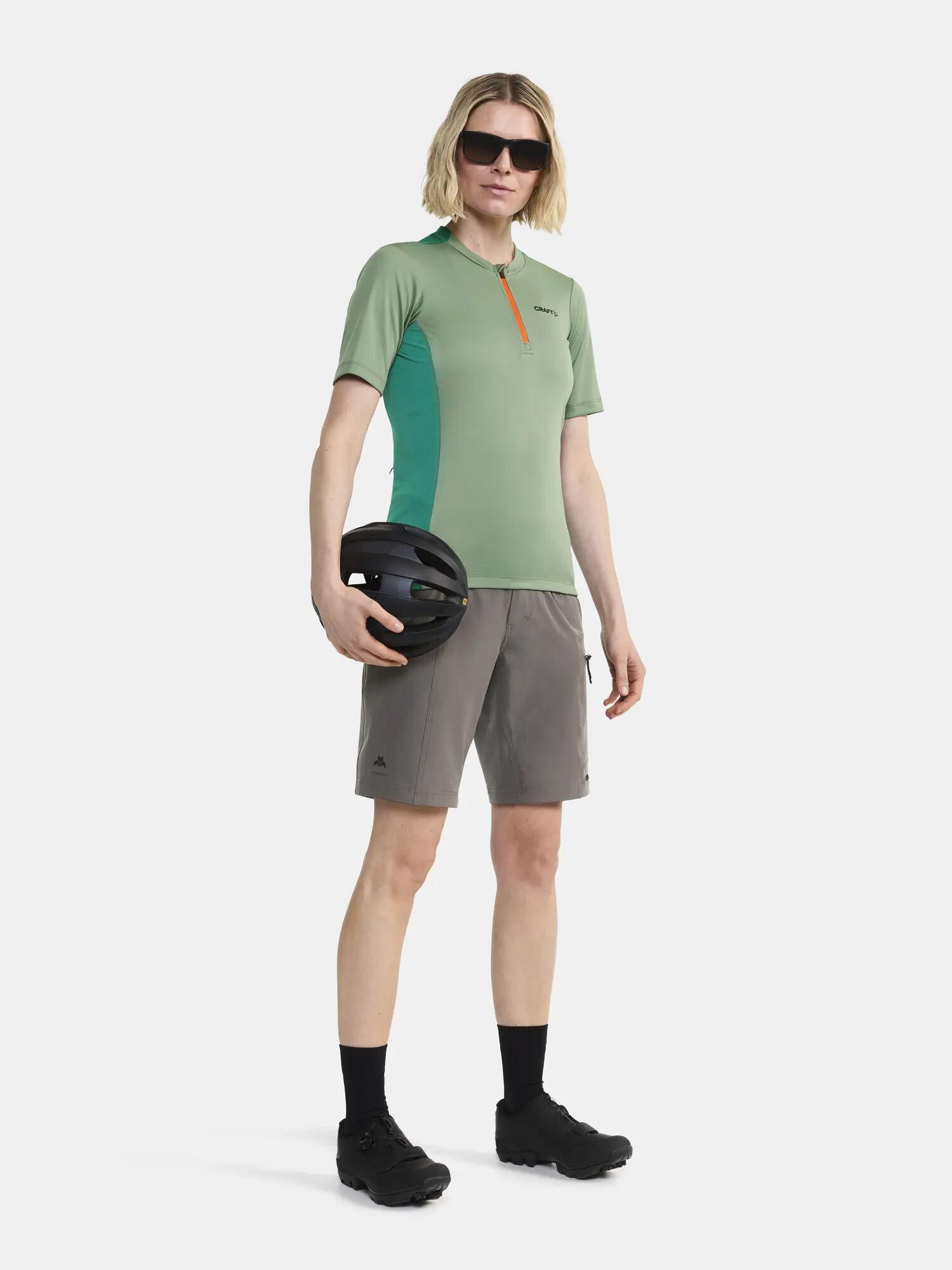 craft CORE Offroad Ss Jersey W – leicht & funktional – Thyme-Twig 4/5