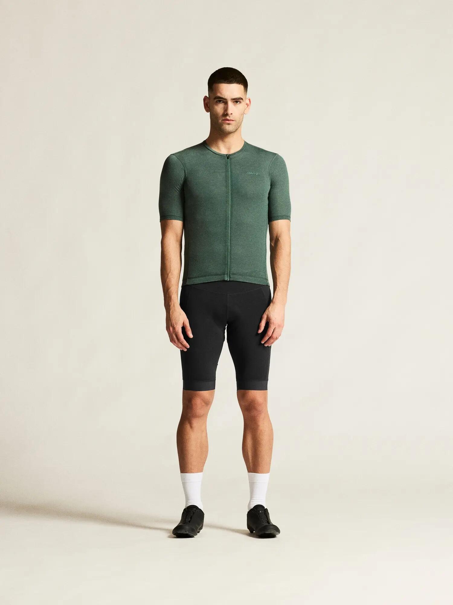 craft Radtrikot Everyday Wool SS Jersey M Atlantic/Melange 6/7