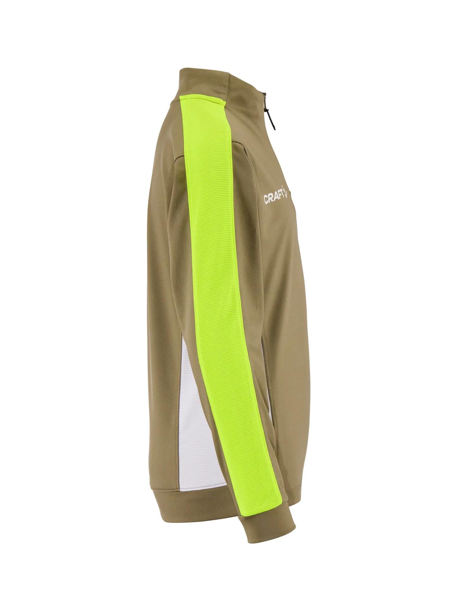 craft Evolve 2.0 Contrast Half Zip Jr – Midlayer stretch recyclé – Raw/Contrast 3/4