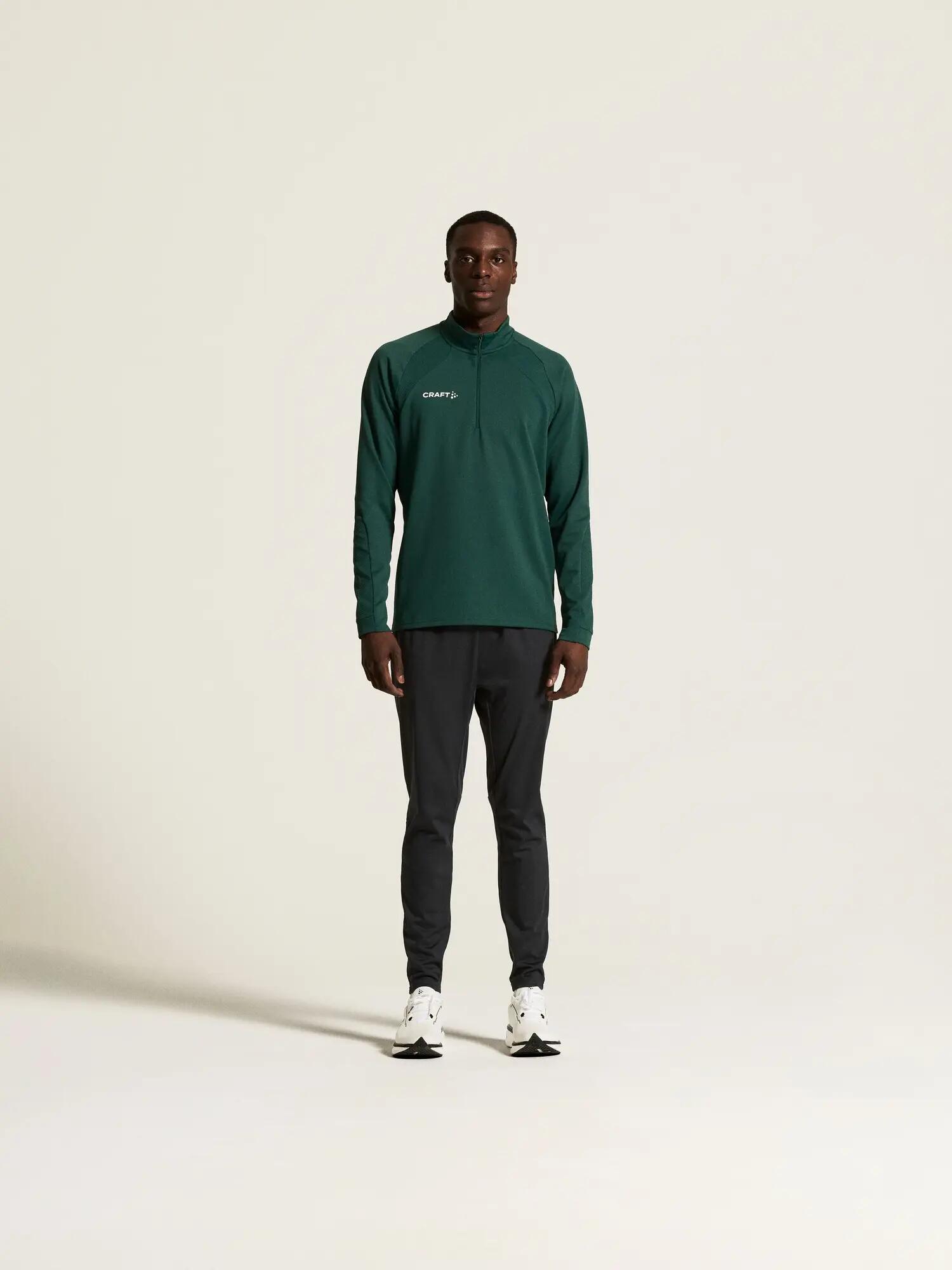 craft Extend 2.0 Half Zip M — Premium-Midlayer aus recyceltem Polyester – Forest 6/7