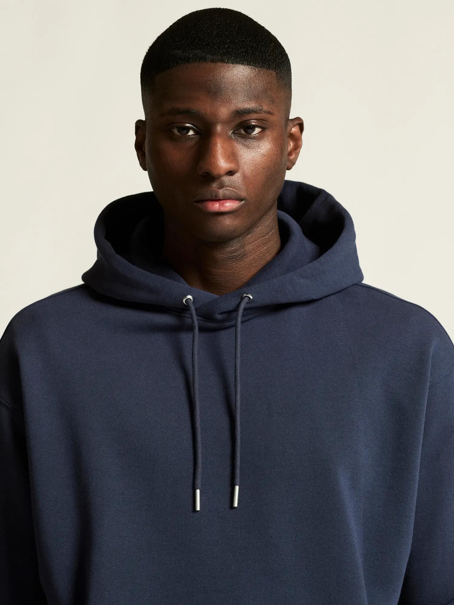 craft Frequent Hoodie M – Kapuzenpullover aus Bio-Baumwolle, lockere Passform – 6/7