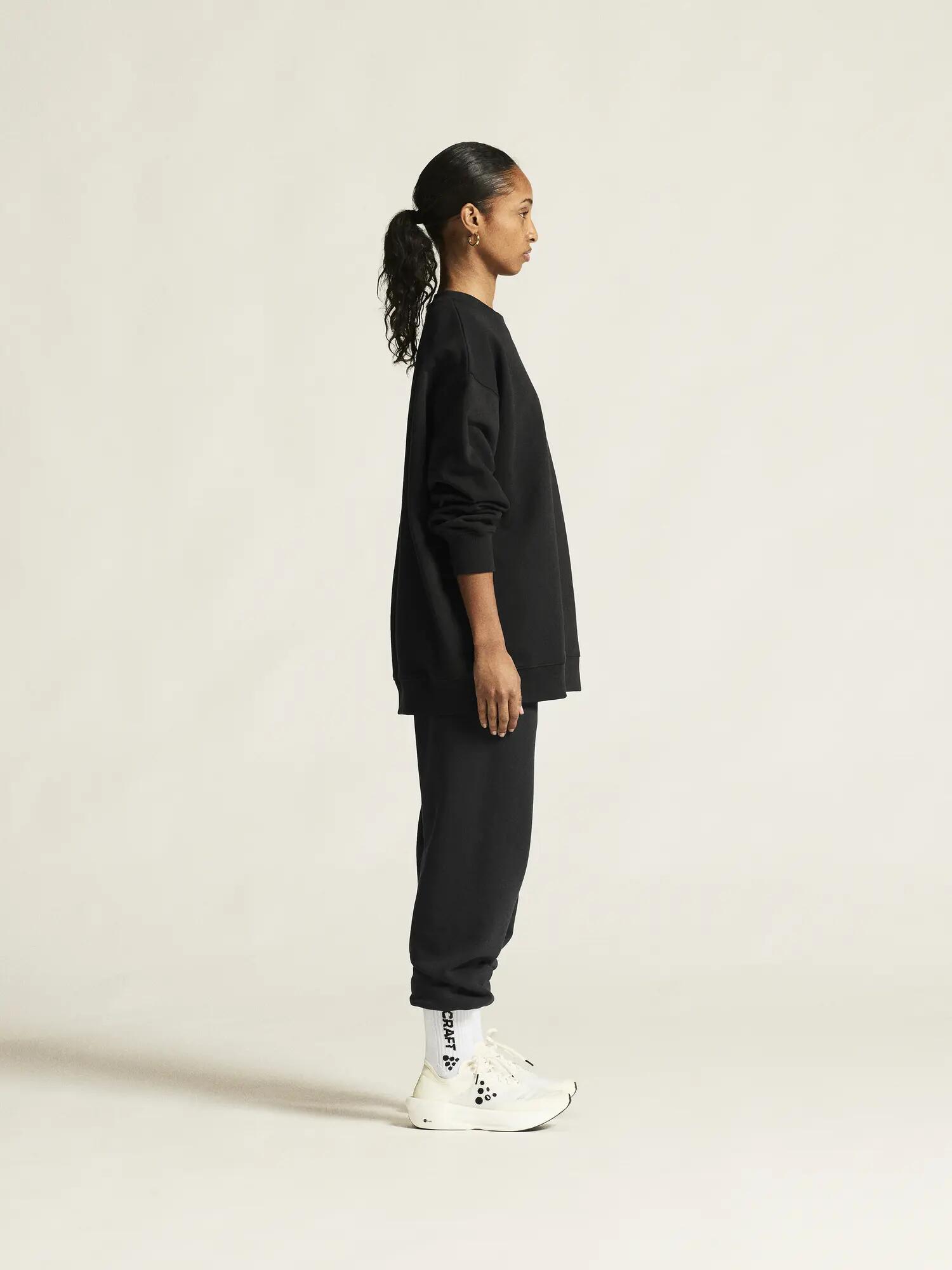 craft Frequent RN Sweatshirt W aus Bio-Baumwolle schwarz – Black 6/7