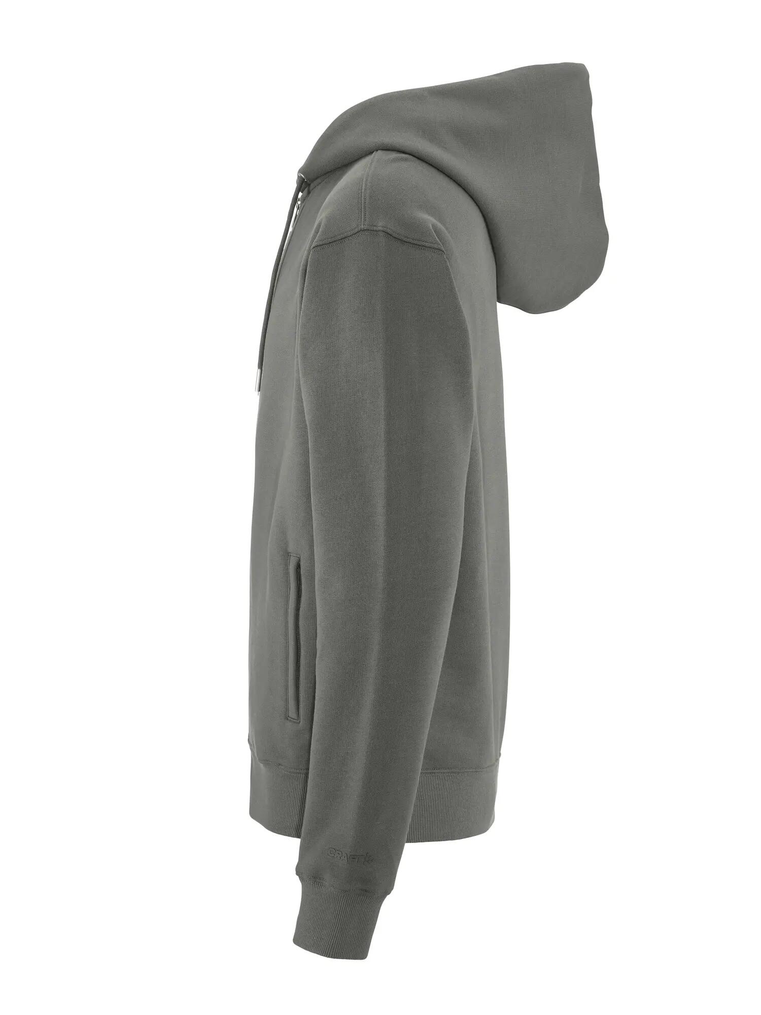 craft Frequent FZ Hoodie M – felpa con zip in cotone biologico – Lava 3/7