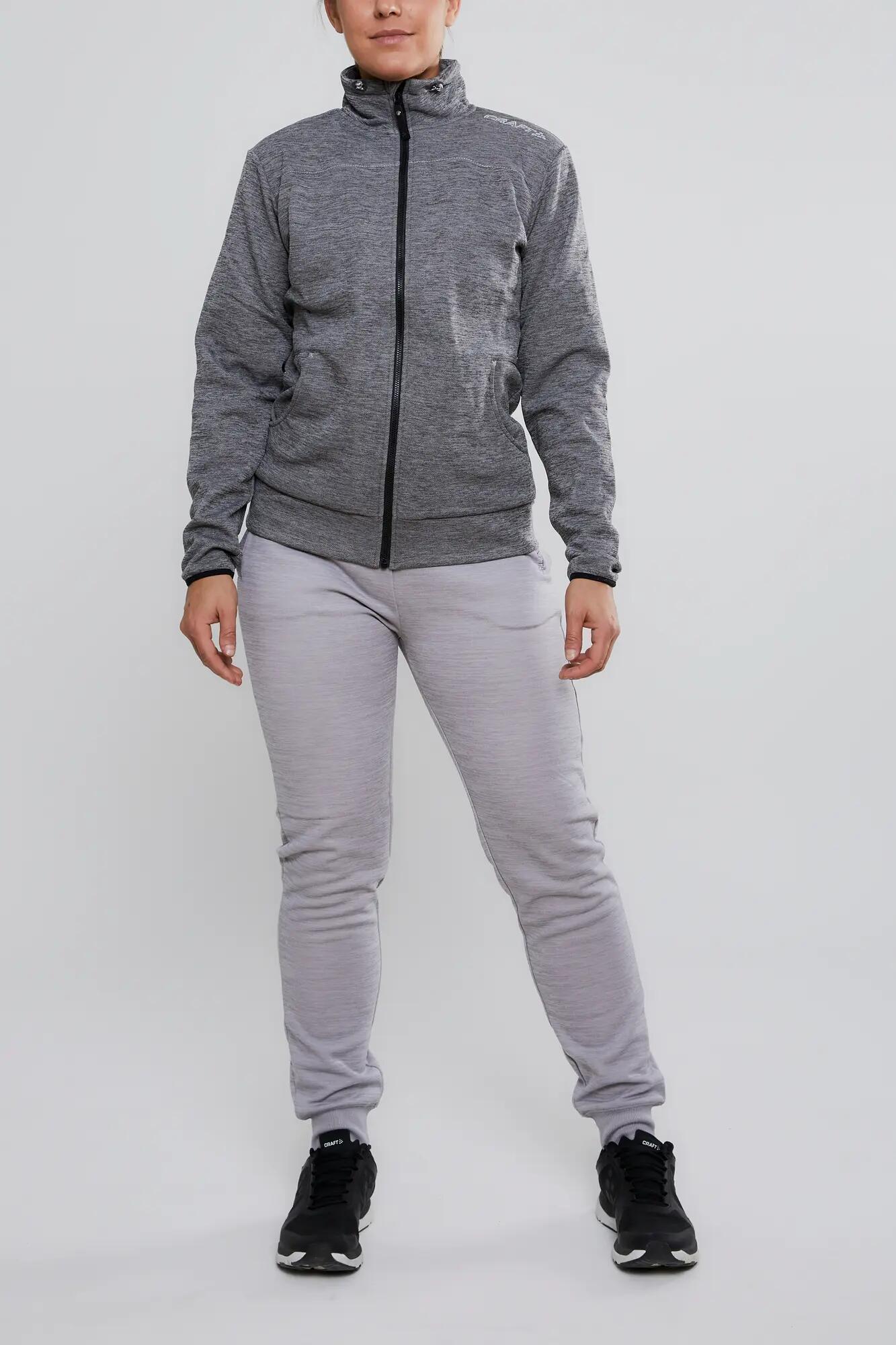 craft Leisure Jacket W – weiches Polyester – Darkgrey melange 5/5