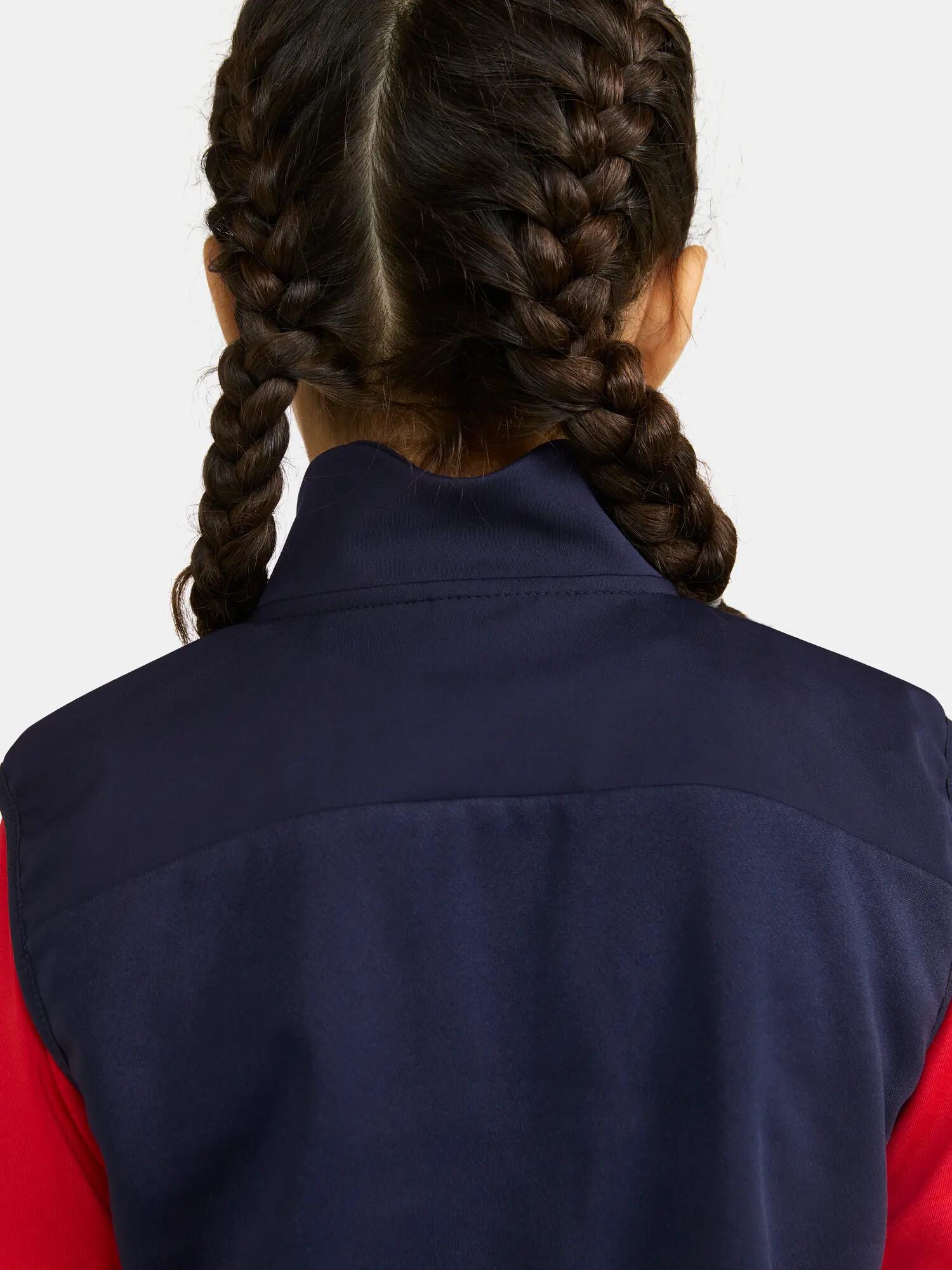 craft ADV Nordic Club Vest Jr - Isolierte Trainingsweste – Blaze 5/5