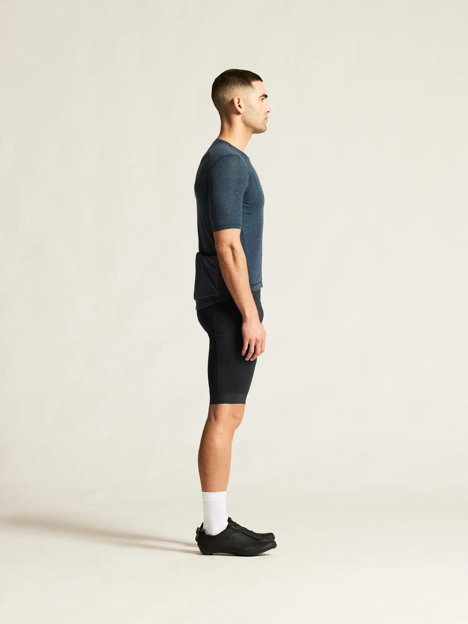 craft Everyday Wool SS Jersey M North/Melange – Merinowolle & recyceltes 6/7