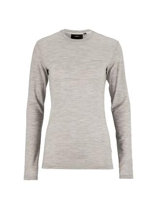 craft Maillot manches longues Wool 95 LS CN en mérinos chaud – Grey/Melange
