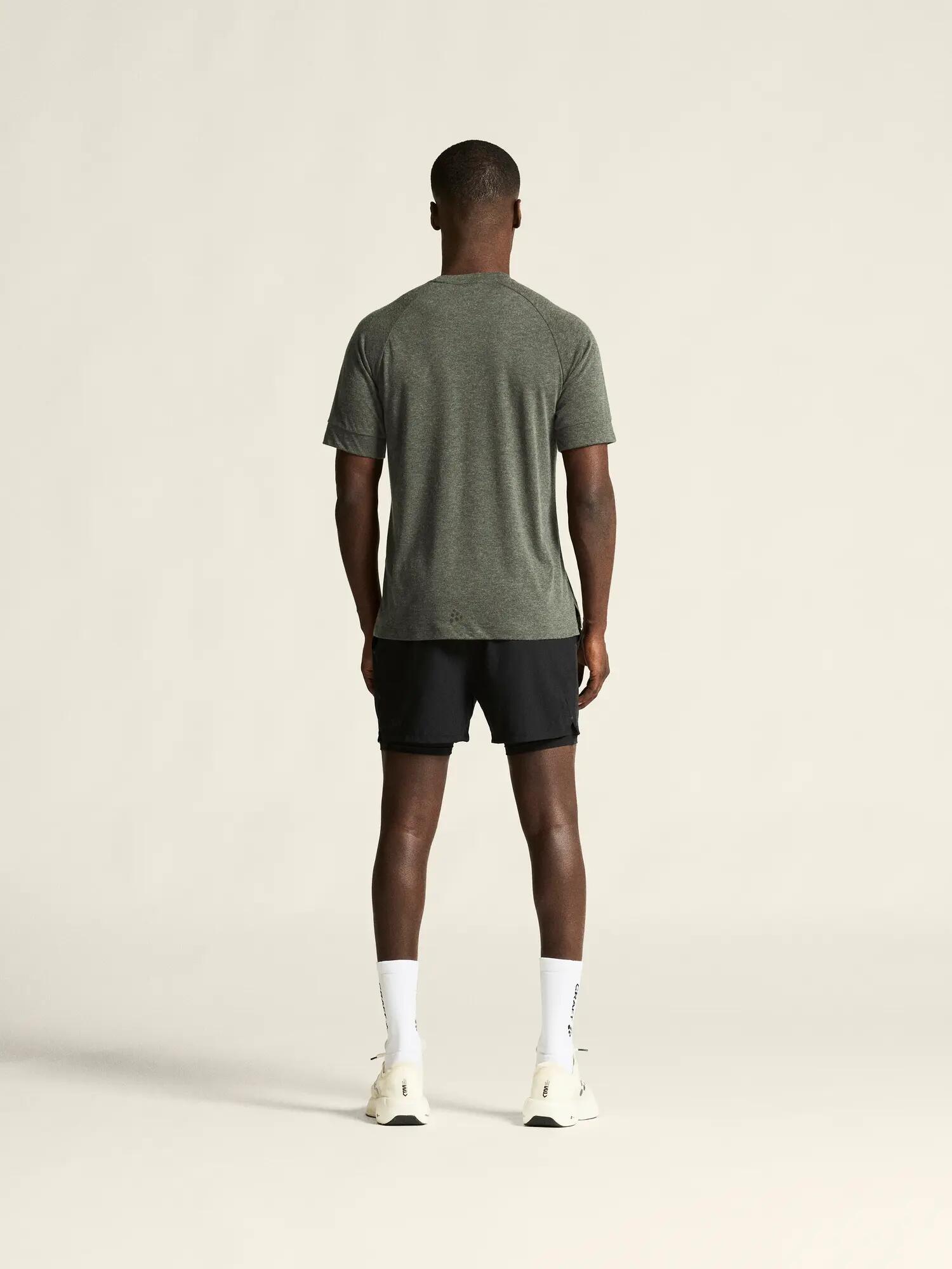 craft Wool SS Tee M — Kurzarmshirt aus recyceltem Polyester & Wolle – 6/7