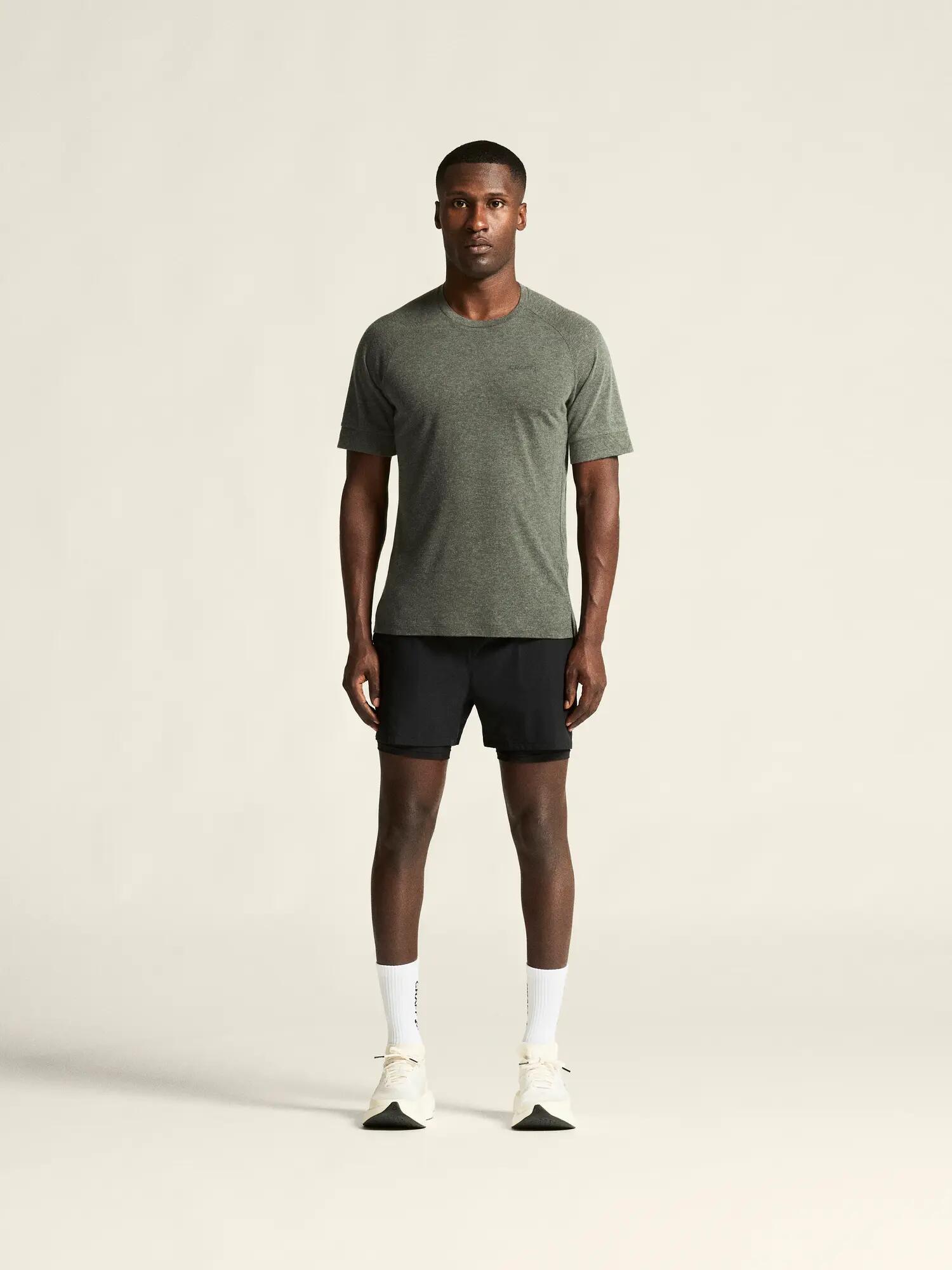 craft Wool SS Tee M — Kurzarmshirt aus recyceltem Polyester & Wolle – 4/7