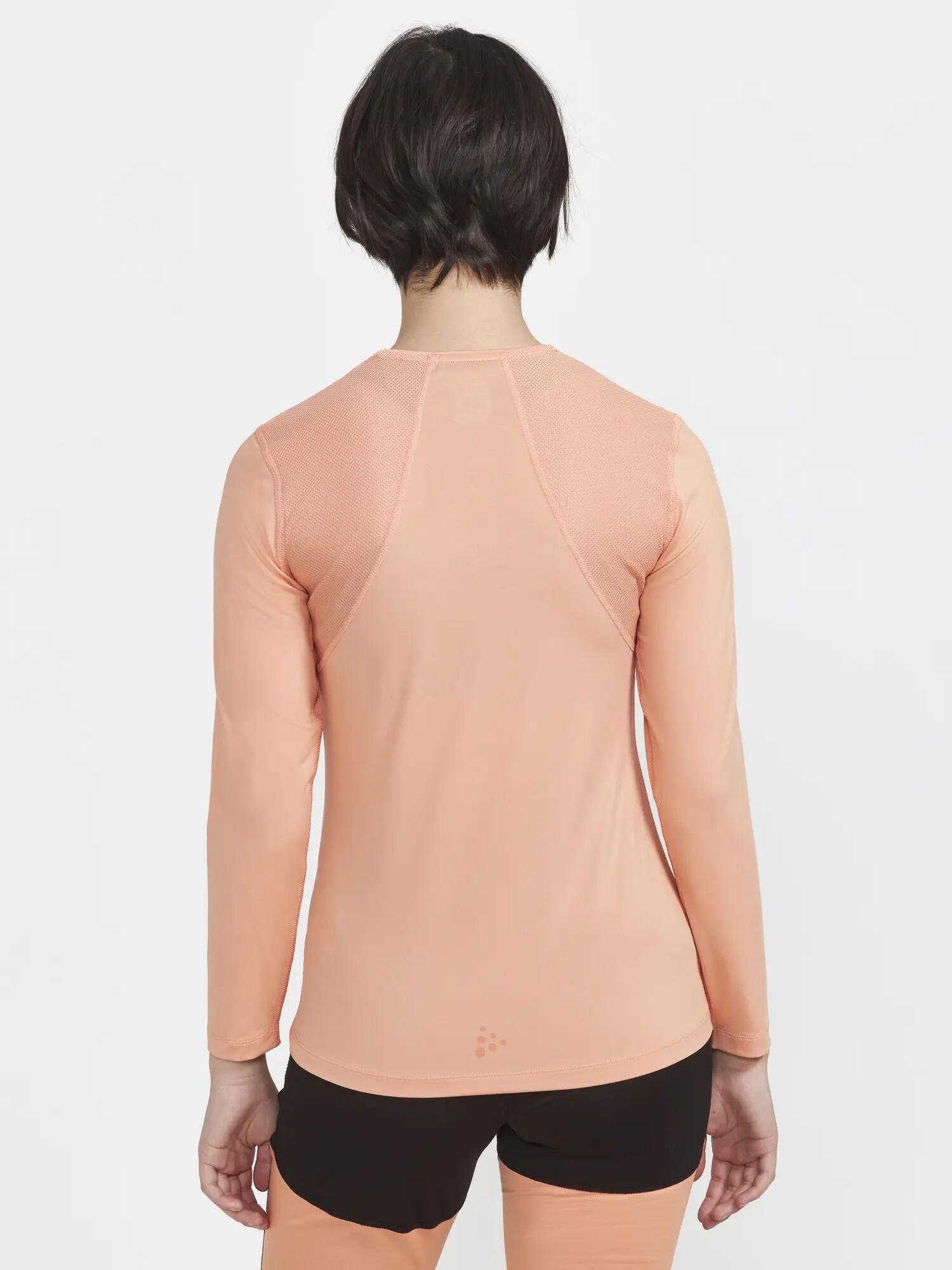 craft ADV Essence LS Tee W manches longues en polyester recyclé – Glow 3/5