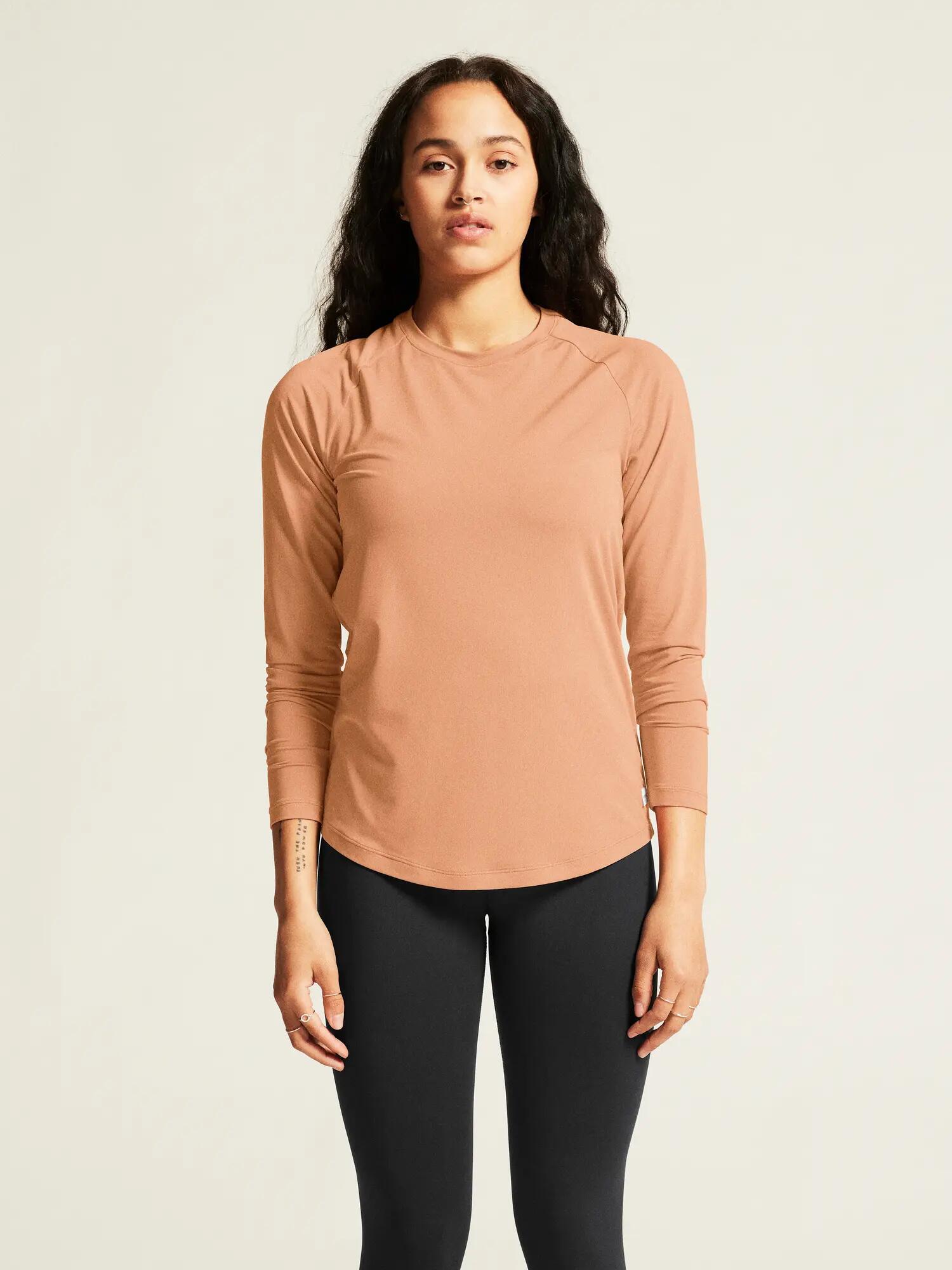 craft Collective LS Tee W – T-shirt manches longues douce et extensible – Syrup 6/7