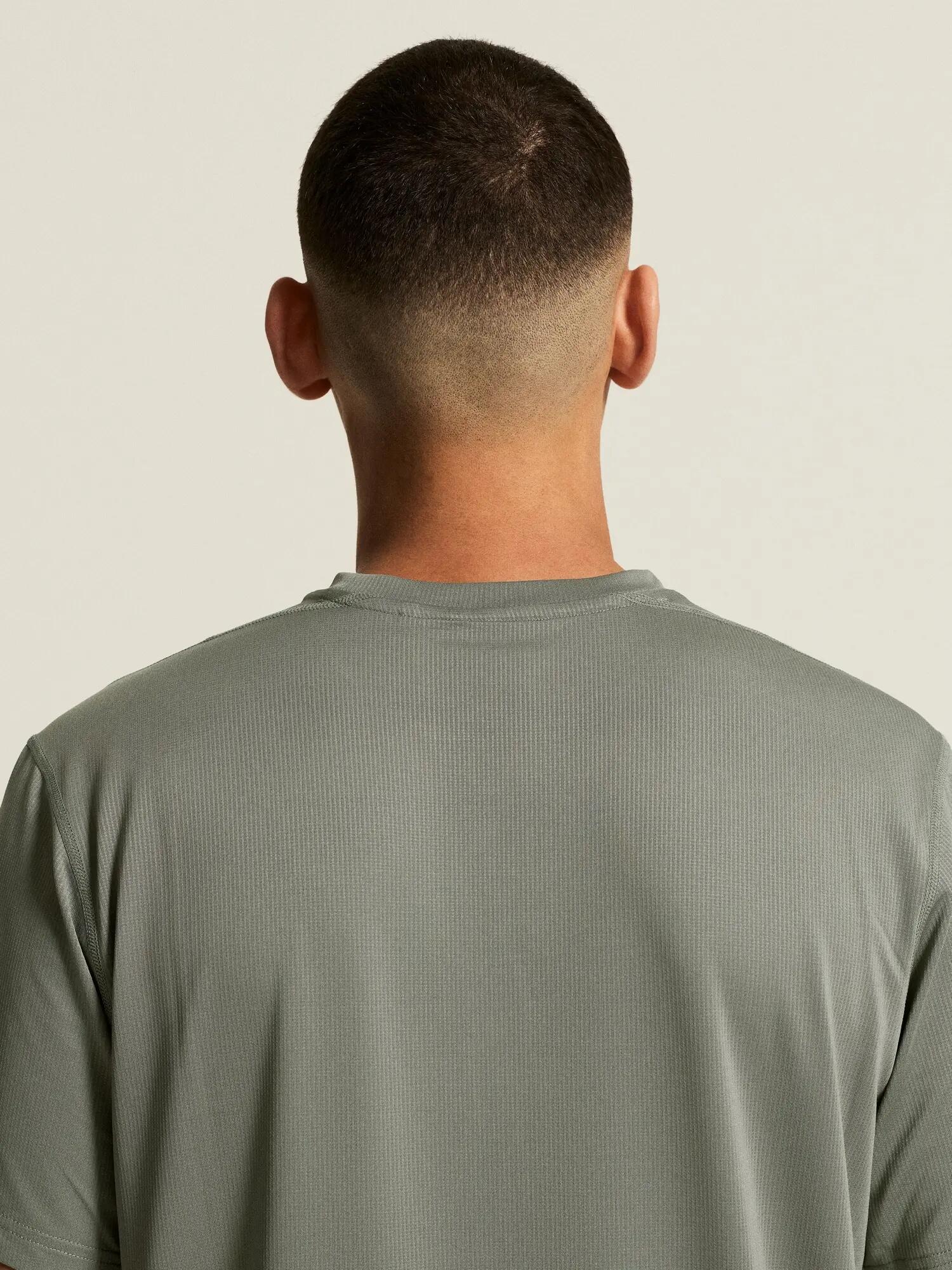 craft Essence Logo Tee 2 M – T-shirt training in mesh riciclato – Leaf 7/7