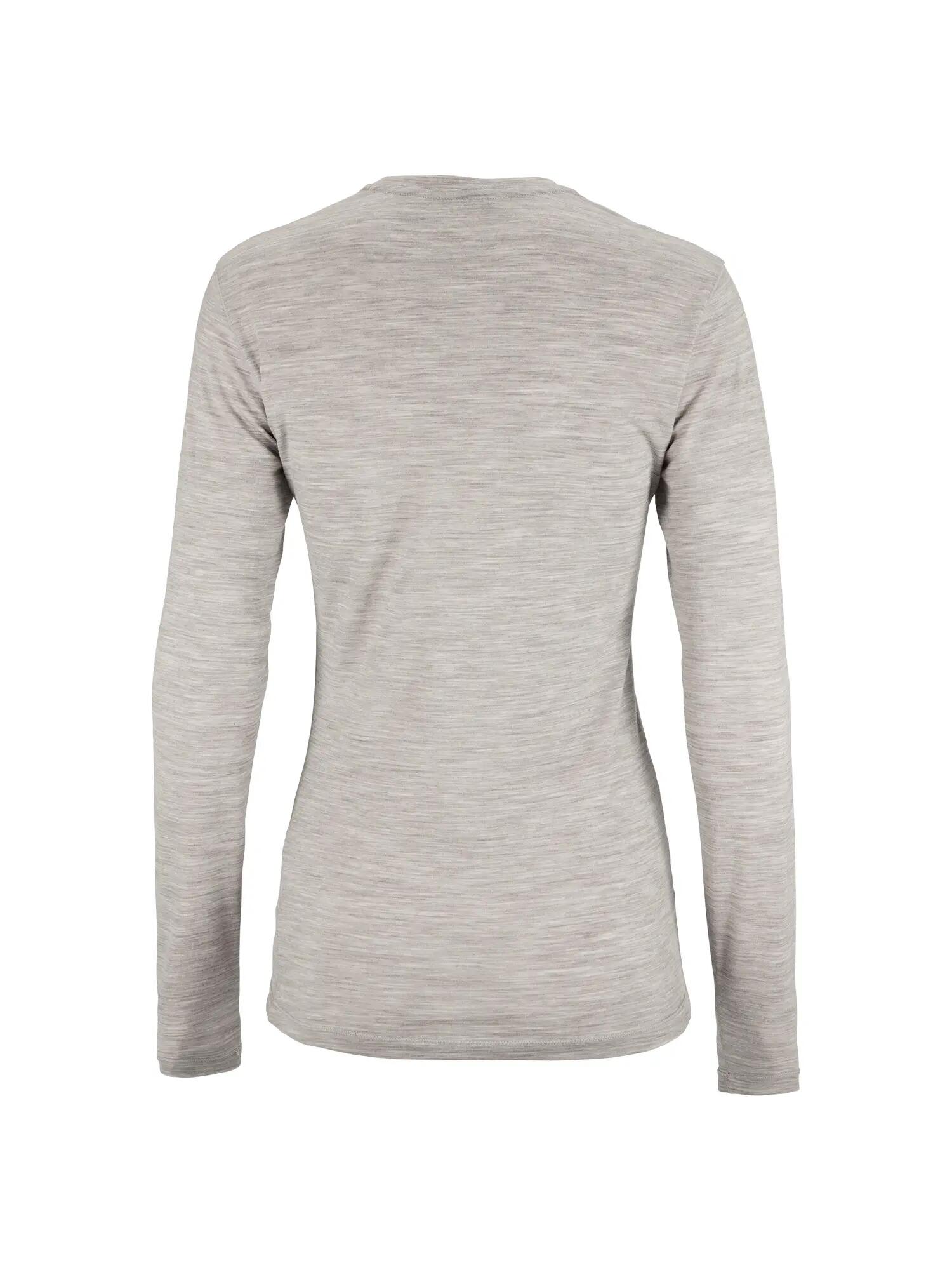 craft Dames lange mouw Wool 95 LS CN shirt 95% merinowol – Grey/Melange 2/7
