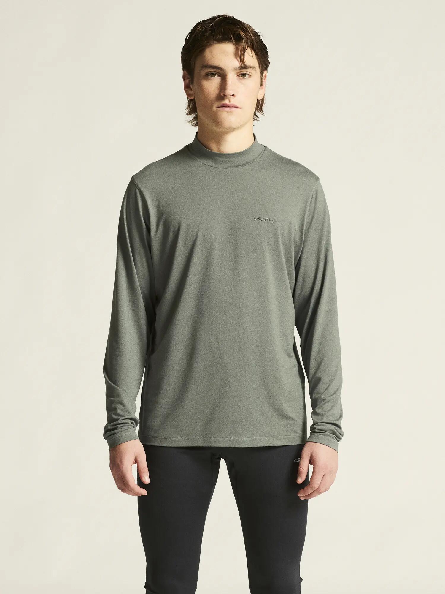 craft Flow MN LS M – maillot manches longues en jersey doux – Leaf/Melange 4/7