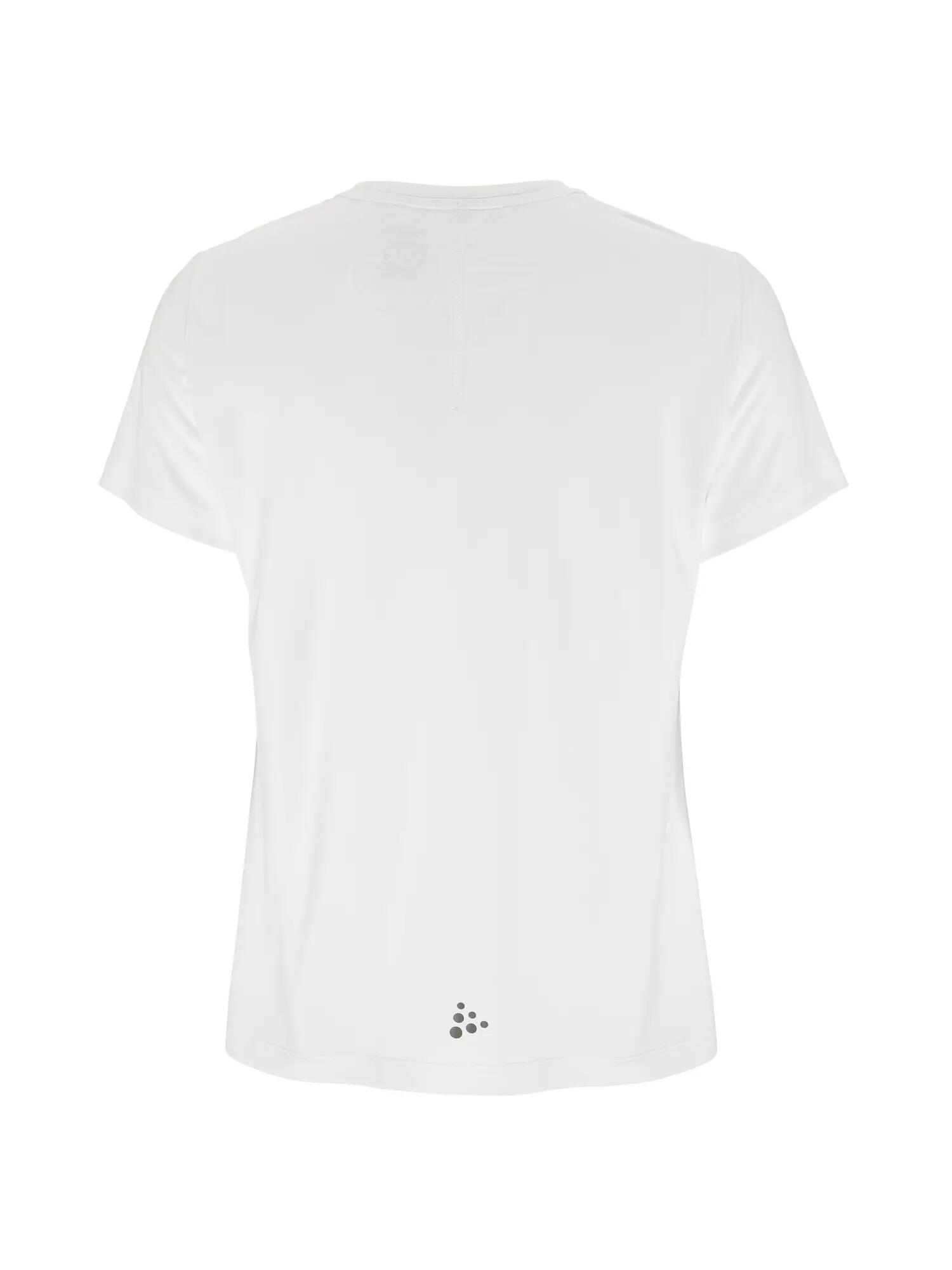 craft CORE Essence SS Tee 2 W – Trainingsshirt aus recyceltem Polyester – White 3/7