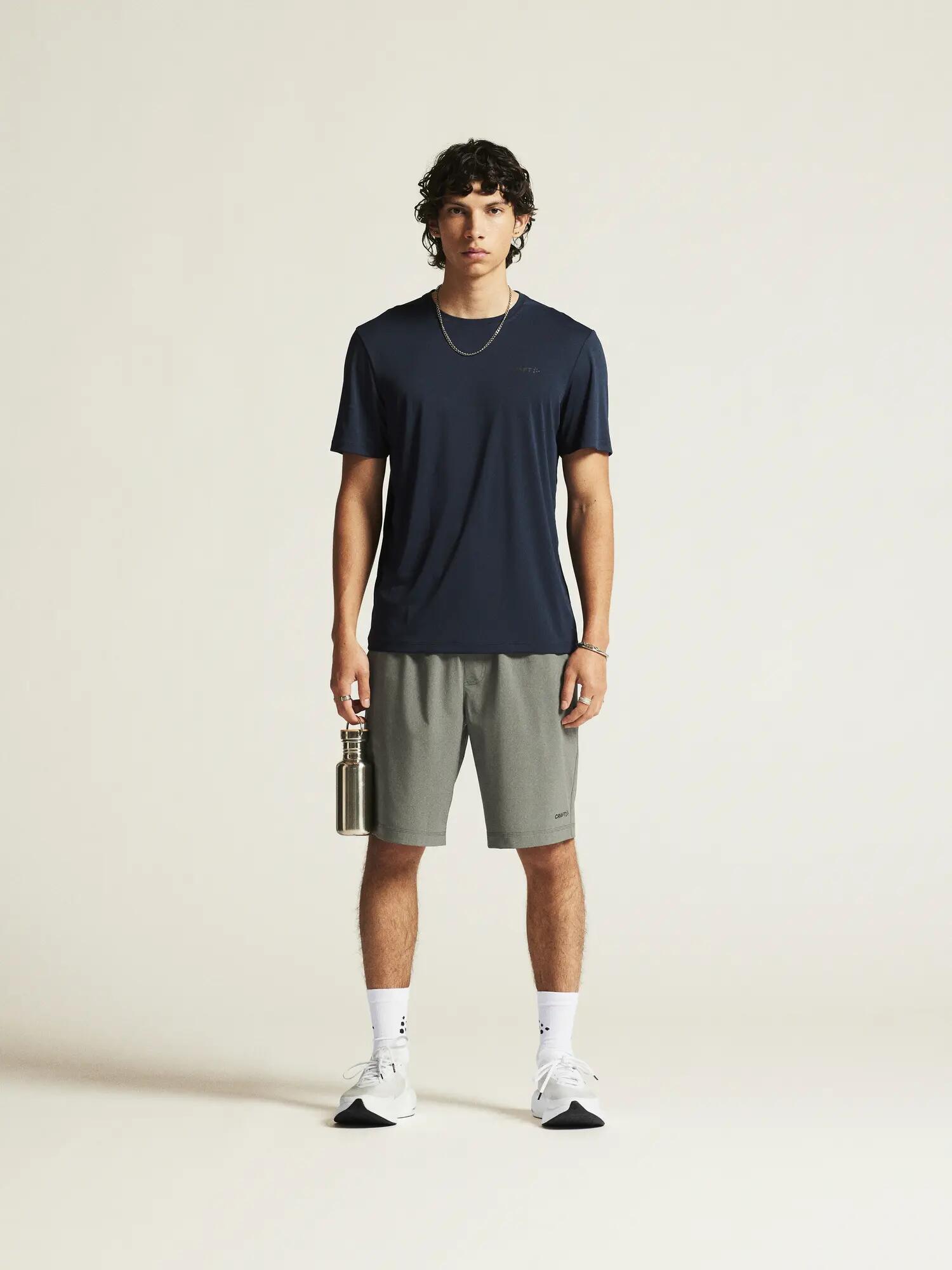craft CORE Essence SS Tee 2 M – Trainingsshirt aus recyceltem Polyester – Blaze 4/7