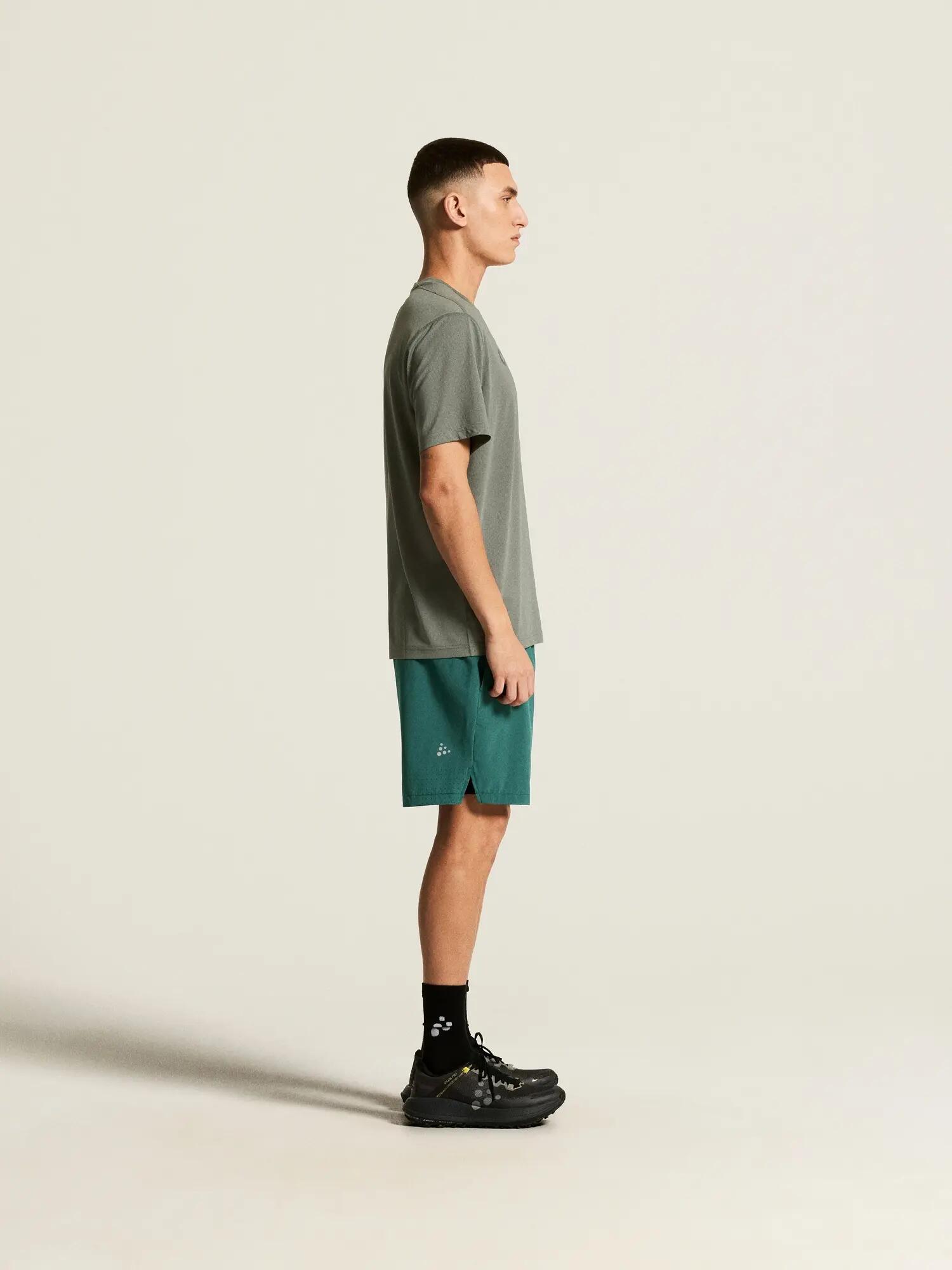 craft Essence Logo Tee 2 M – T-shirt training in mesh riciclato – Leaf 5/7