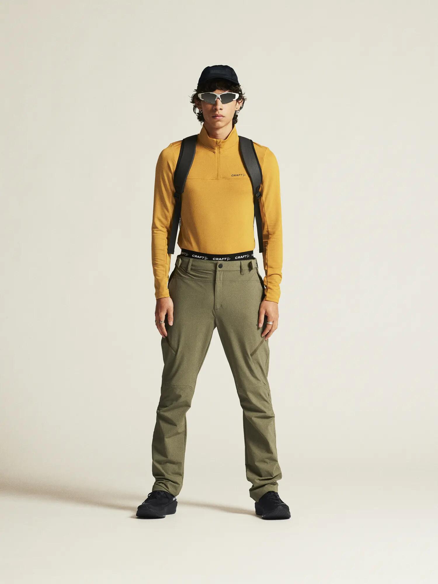 craft Gain Midlayer M – half-zip midlayer in zacht materiaal – Turmeric 2/7