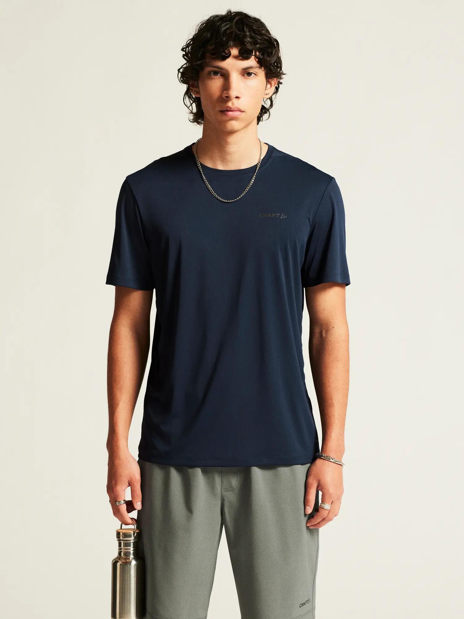 craft CORE Essence SS Tee 2 M – Trainingsshirt aus recyceltem Polyester – Blaze 3/7