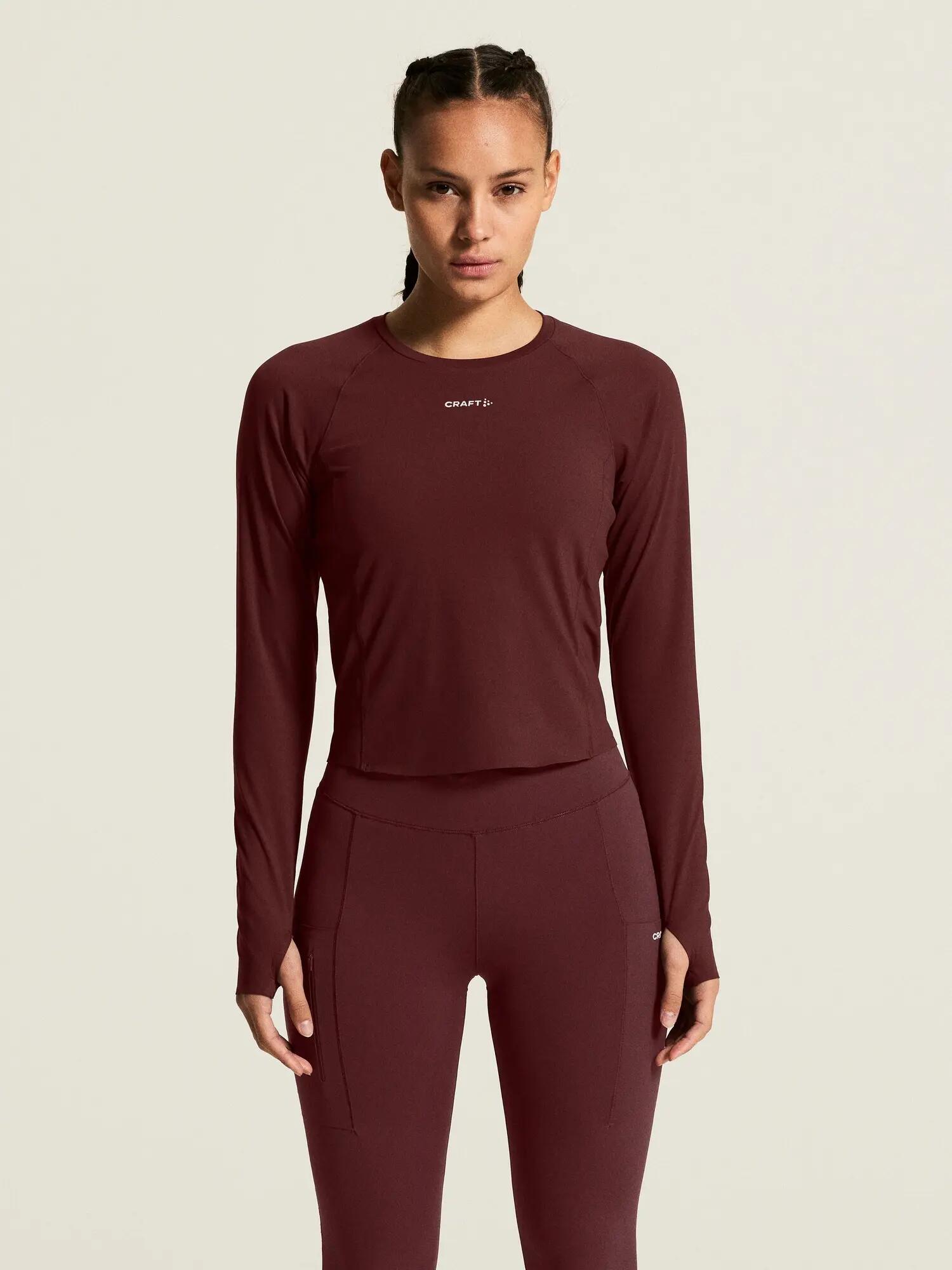 craft T-shirt manches longues Hypervent Tight — coupe ajustée, entraînement – 6/7