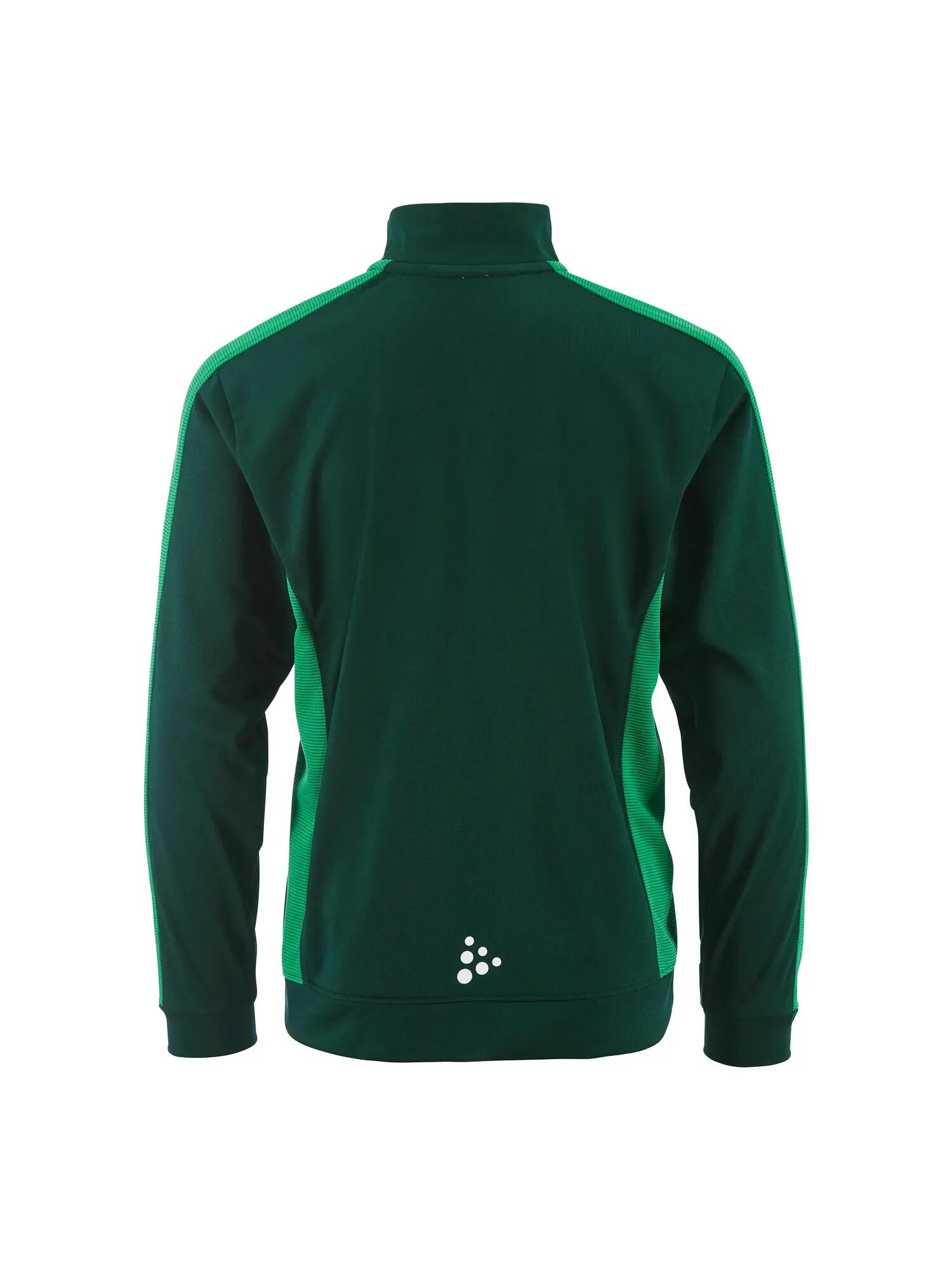 craft Evolve 2.0 Contrast Half Zip Jr – Dehnbarer Midlayer – Forest/Team green 3/4