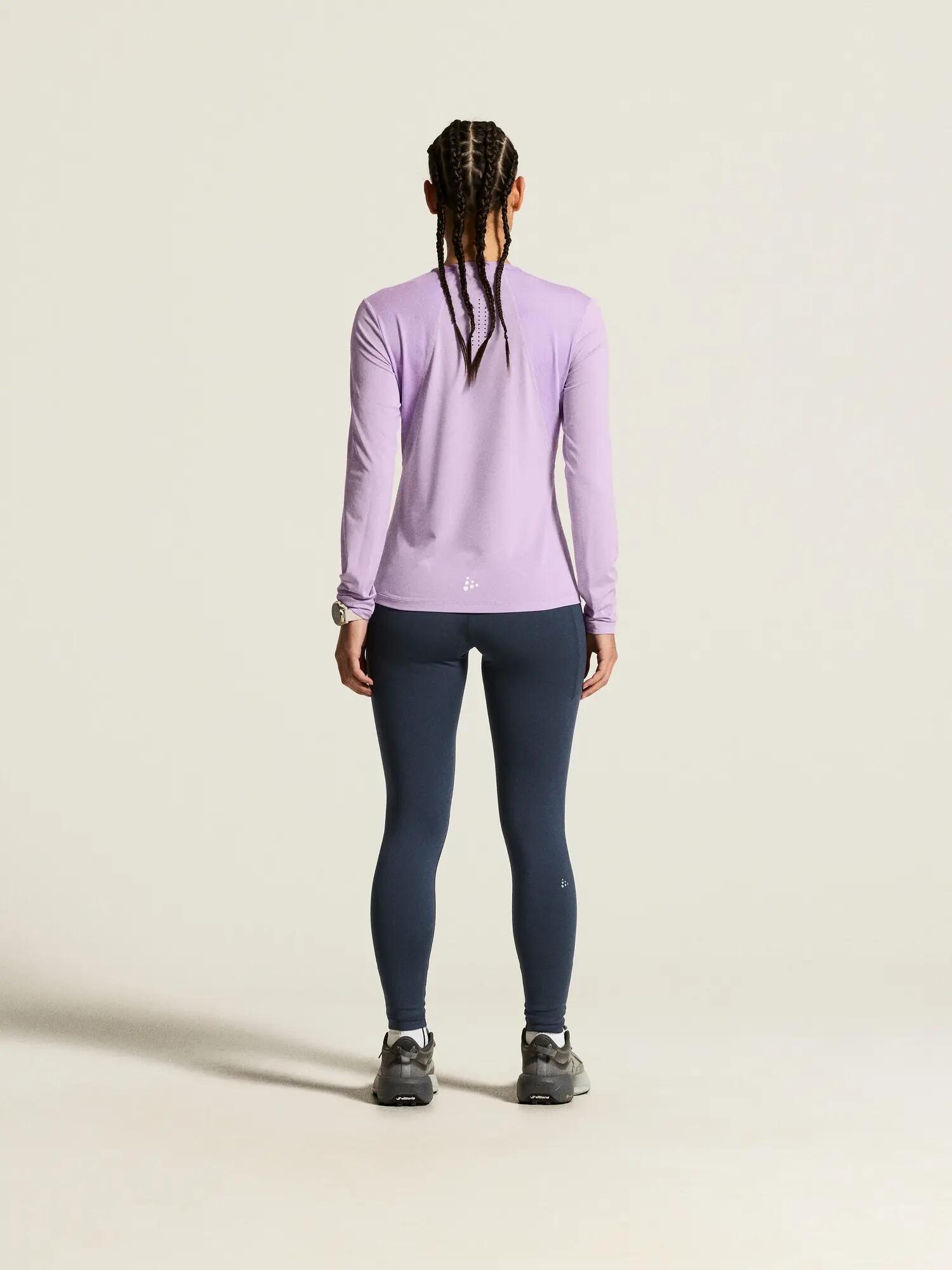 craft T-shirt manches longues ADV Essence LS Tee 2 W - respirant – Lilac 5/7