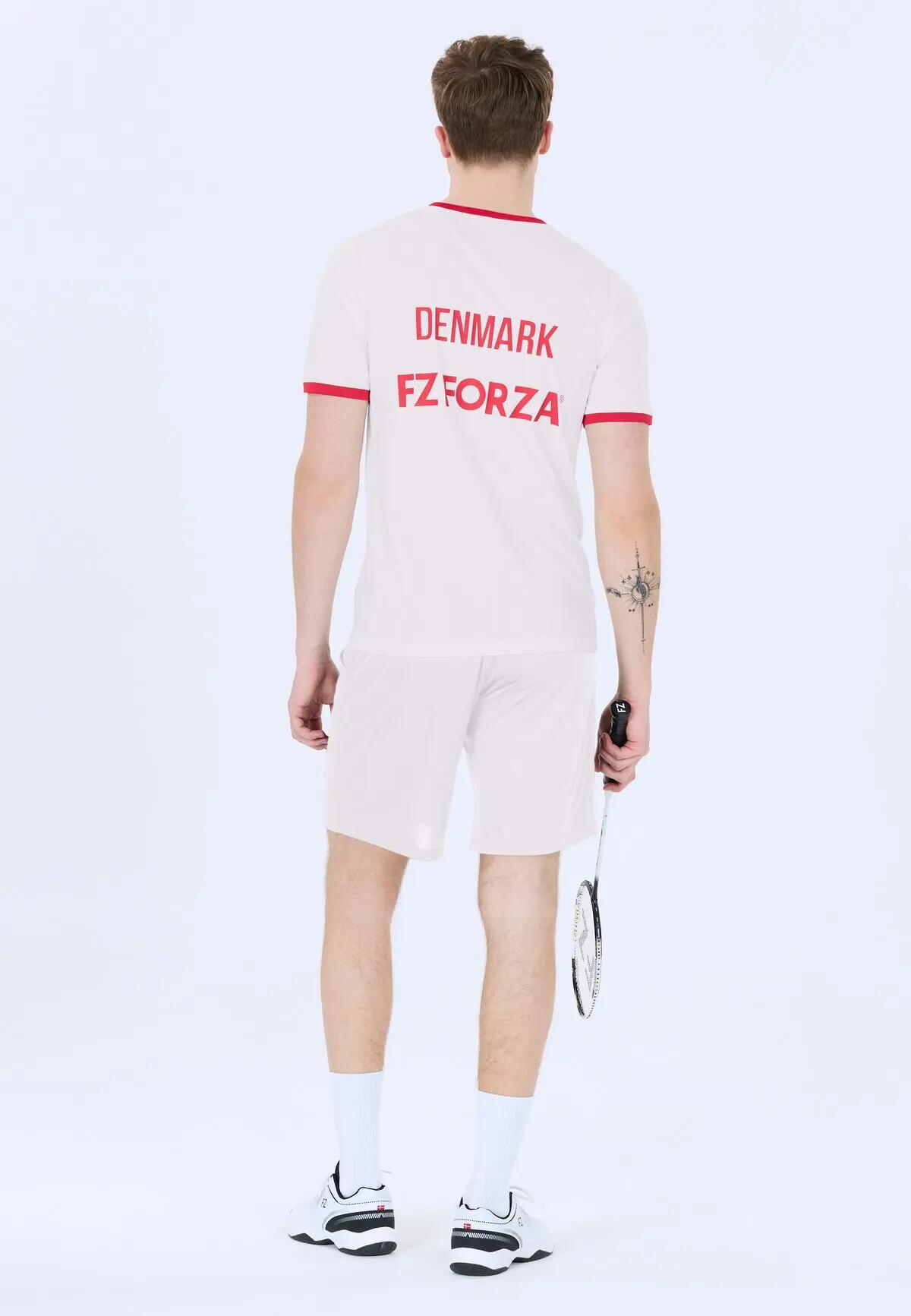 FZ BA2601 M T-shirt manica corta 100% poliestere – 1002DK White 6/7