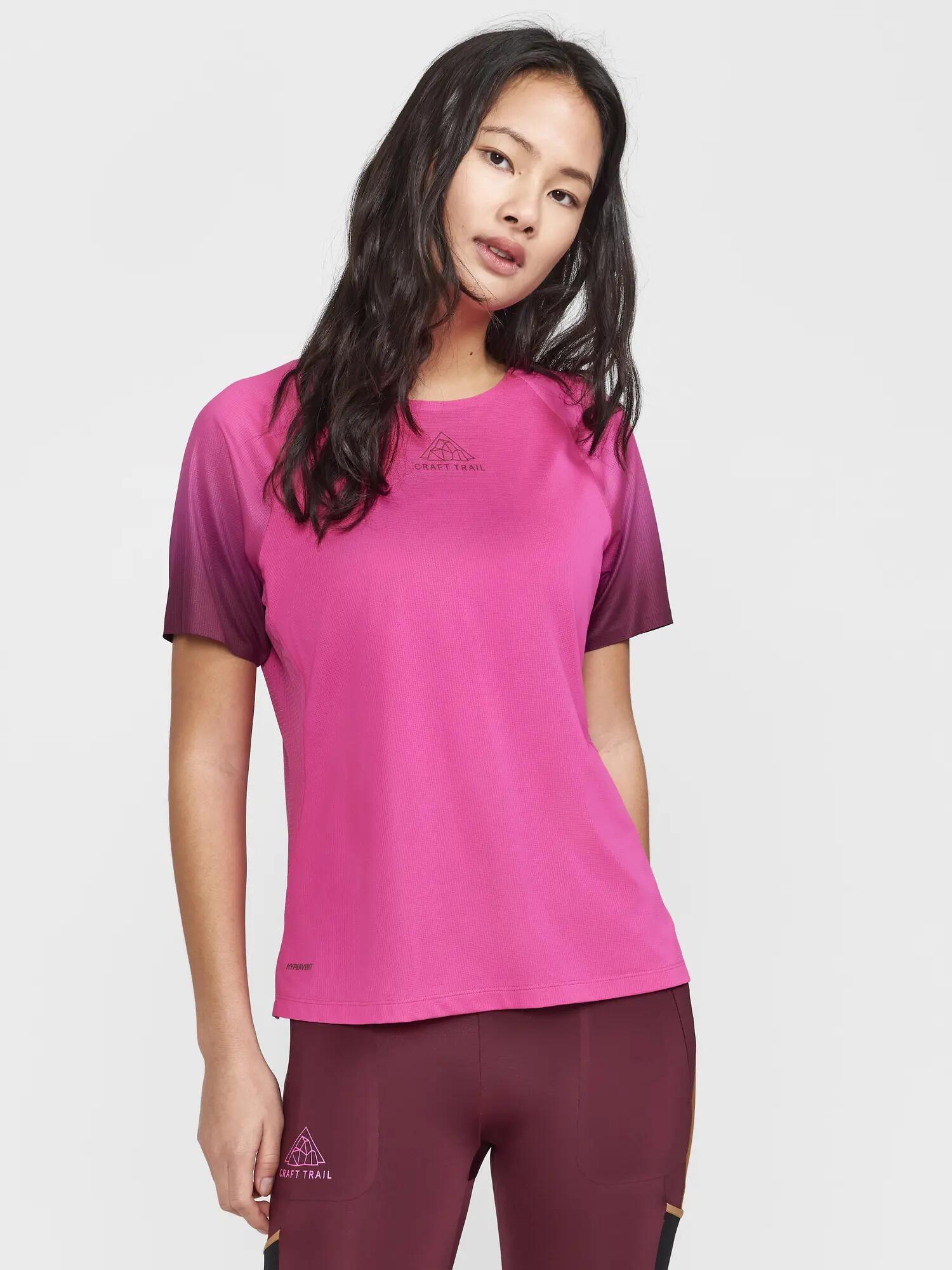 craft PRO Trail SS Tee W – Kurzarm-Trailshirt mit Stretch-Mesh im Rücken – 4/5
