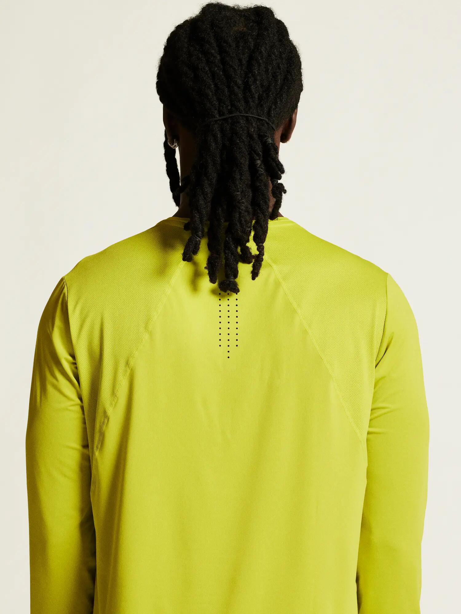 craft ADV Essence LS Tee 2 M – T-shirt manches longues respirante – Pear 7/7