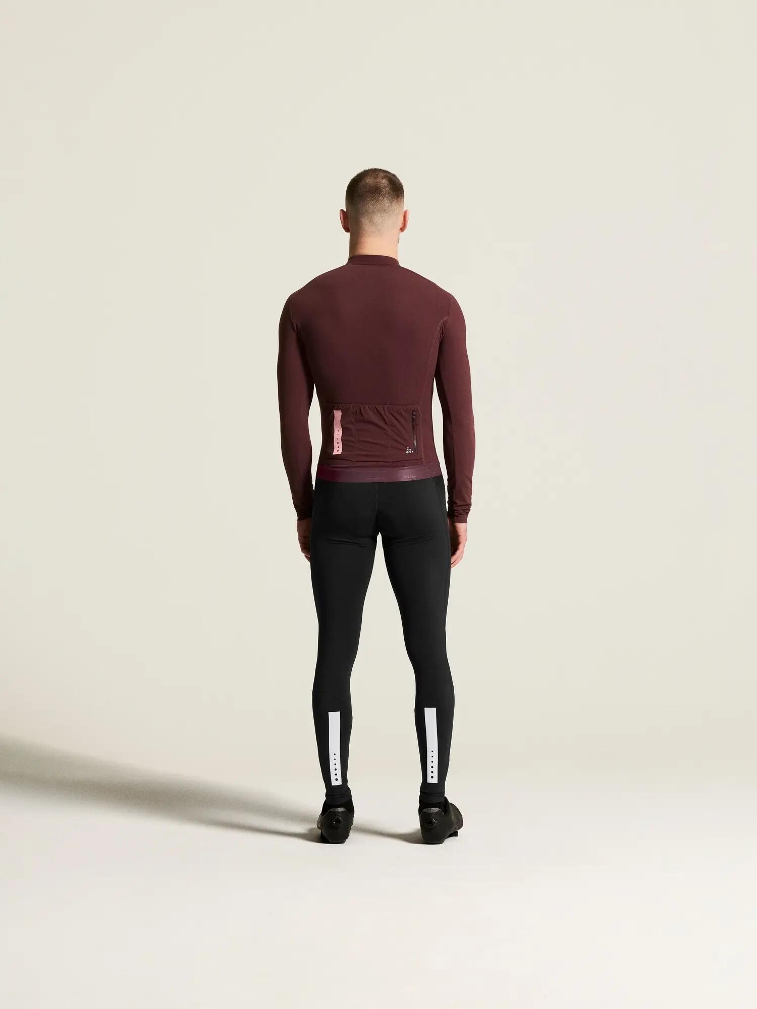 craft Endur Training LS Jersey Heren – warm, rekbaar lange mouw – Dk Fig 6/7