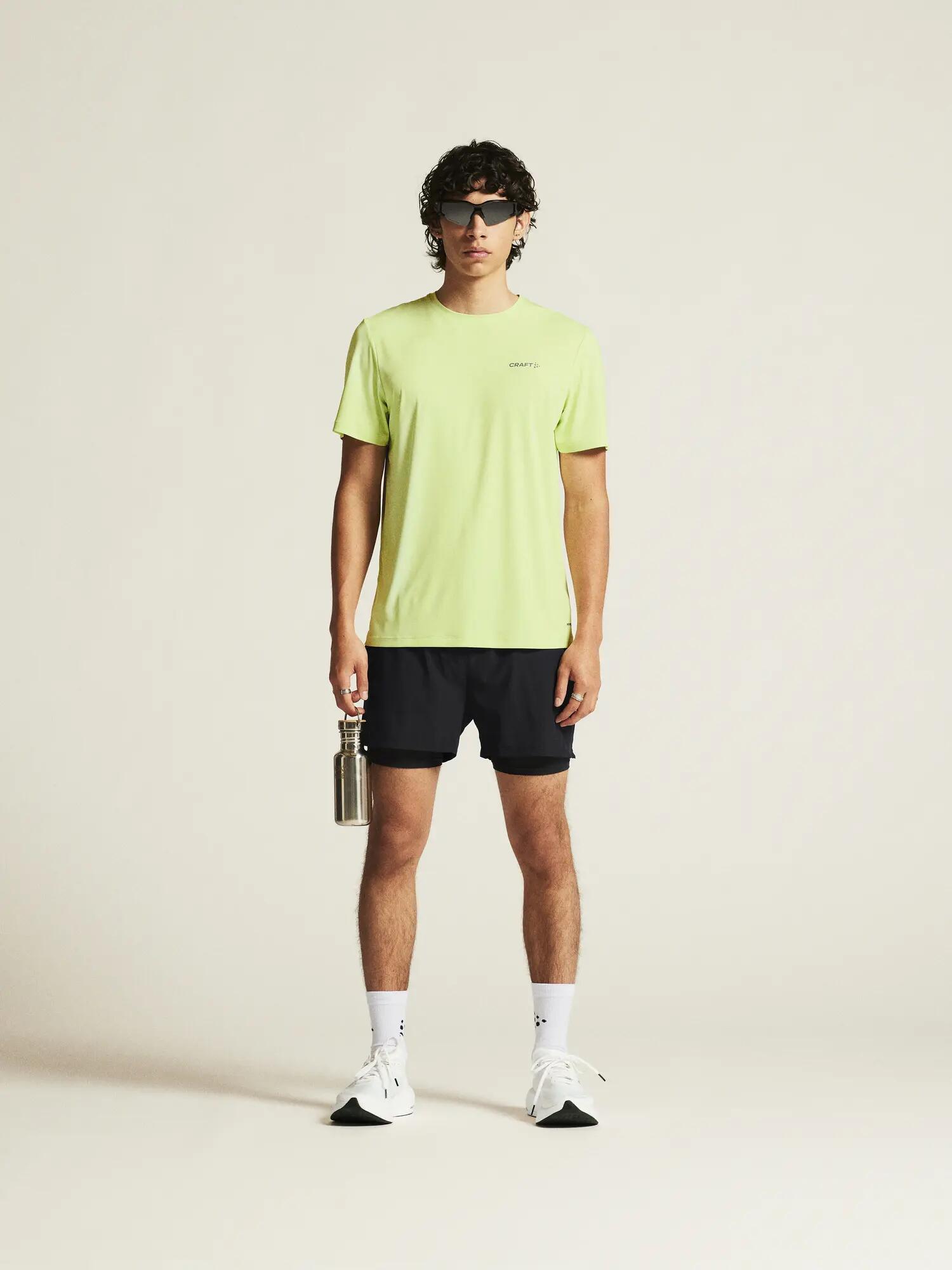 craft CORE Essence SS Tee 2 M – Trainingsshirt aus recyceltem Jersey – Colias 5/7