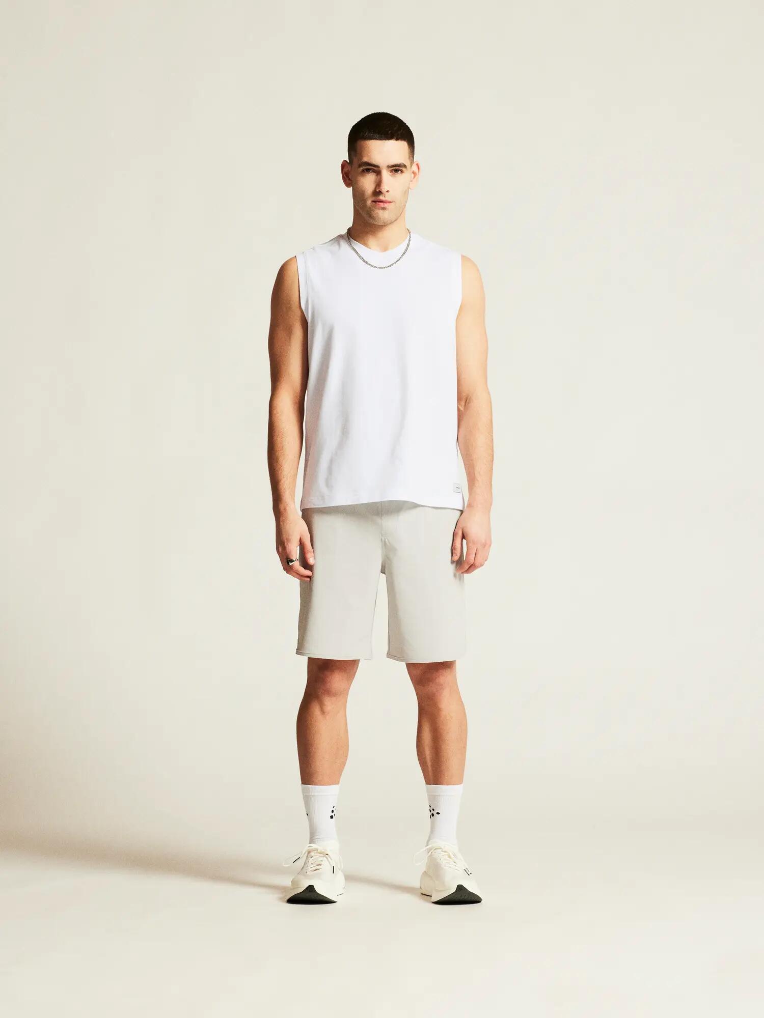craft Collectible Relaxed SL Tee M — débardeur en coton stretch – White 5/7
