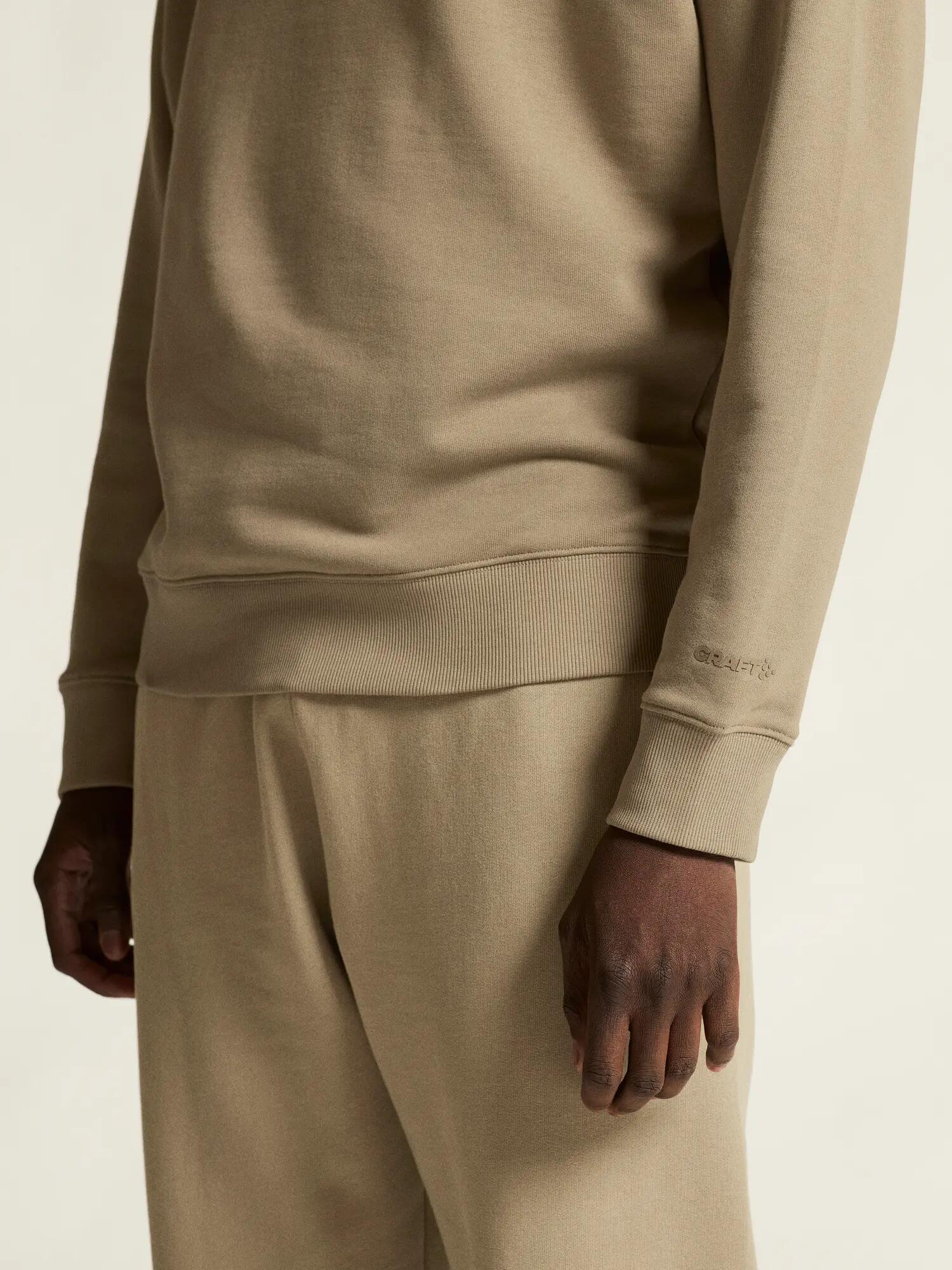craft Frequent HZ Sweatshirt M — halfzip van 100% biologisch katoen, relaxed 5/7