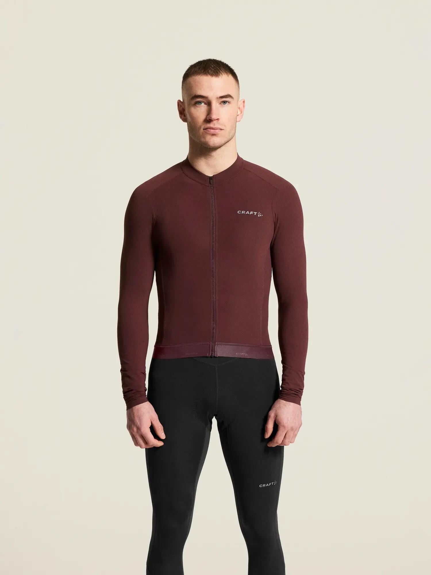 craft Endur Training LS Jersey Heren – warm, rekbaar lange mouw – Dk Fig 4/7