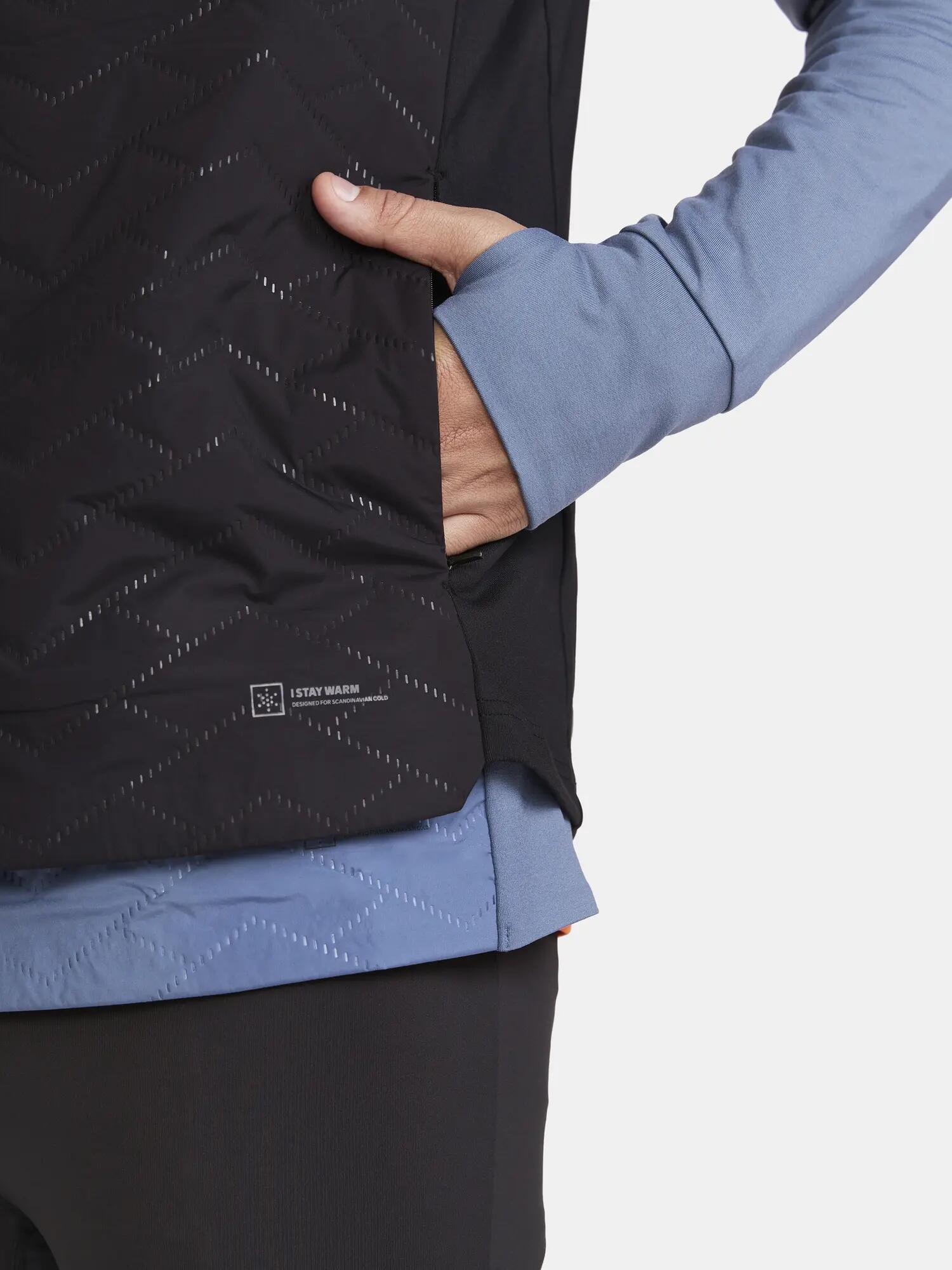 craft ADV SubZ Vest 3 M – Veste running isolante et coupe-vent – Black 4/7