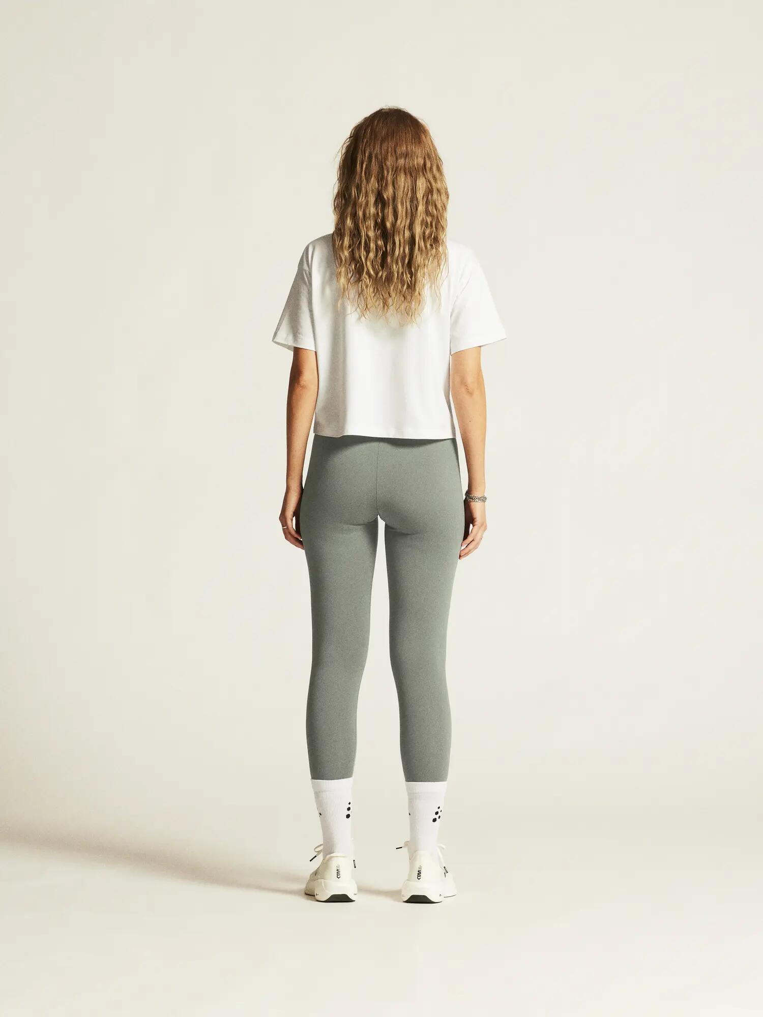 craft T-shirt Collective Relaxed SS pour femme — coton bio extensible – White 3/7