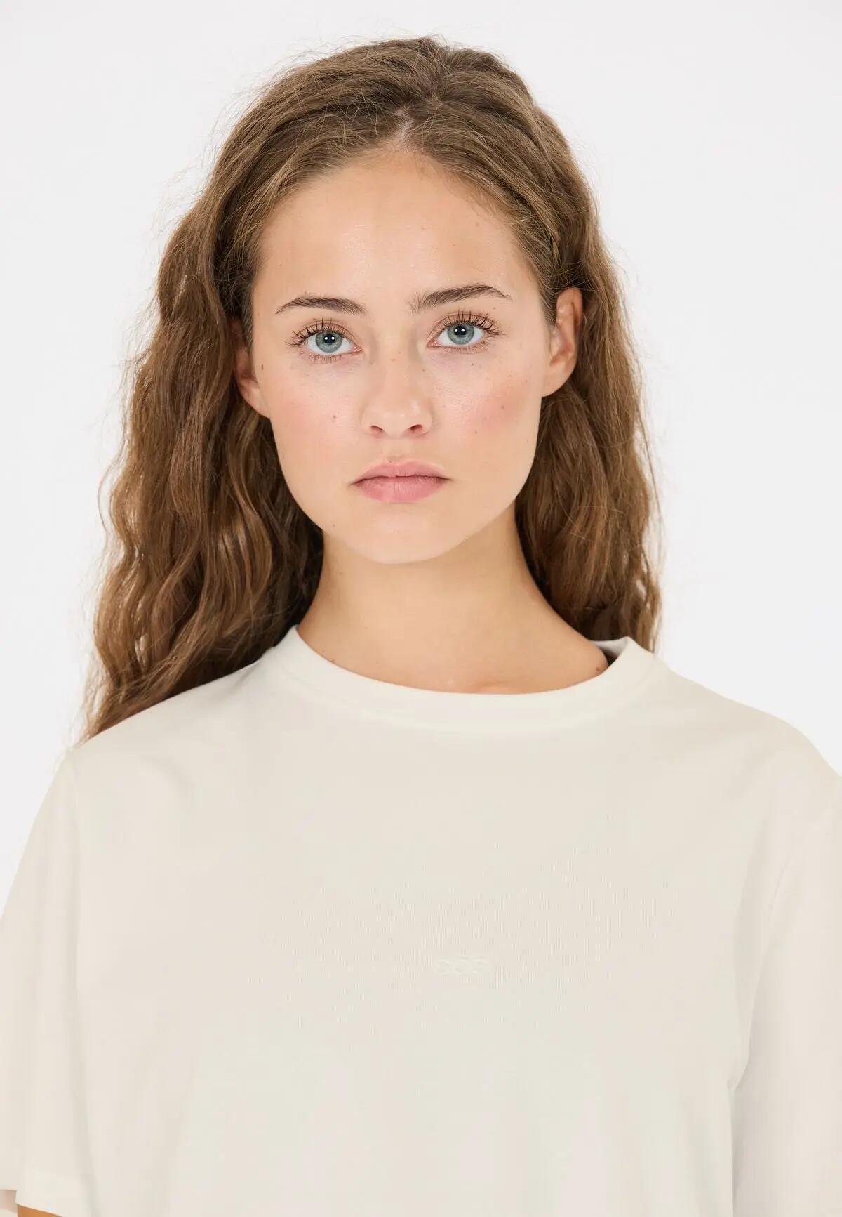 sos Sera W T-shirt van biologisch katoen met elastaan – 1002 White 3/7
