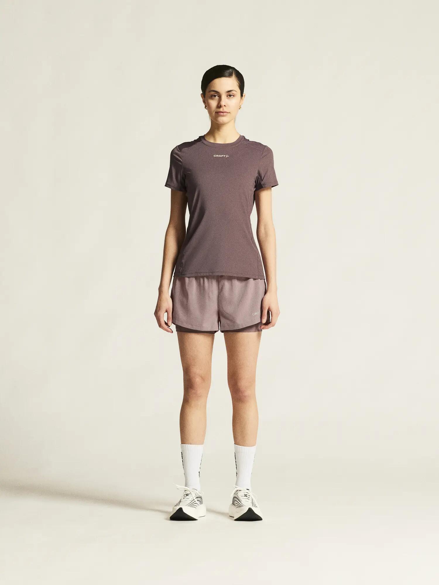 craft ADV Essence SS Tee 2 W - Atmungsaktives Trainingsshirt – Flint 5/7