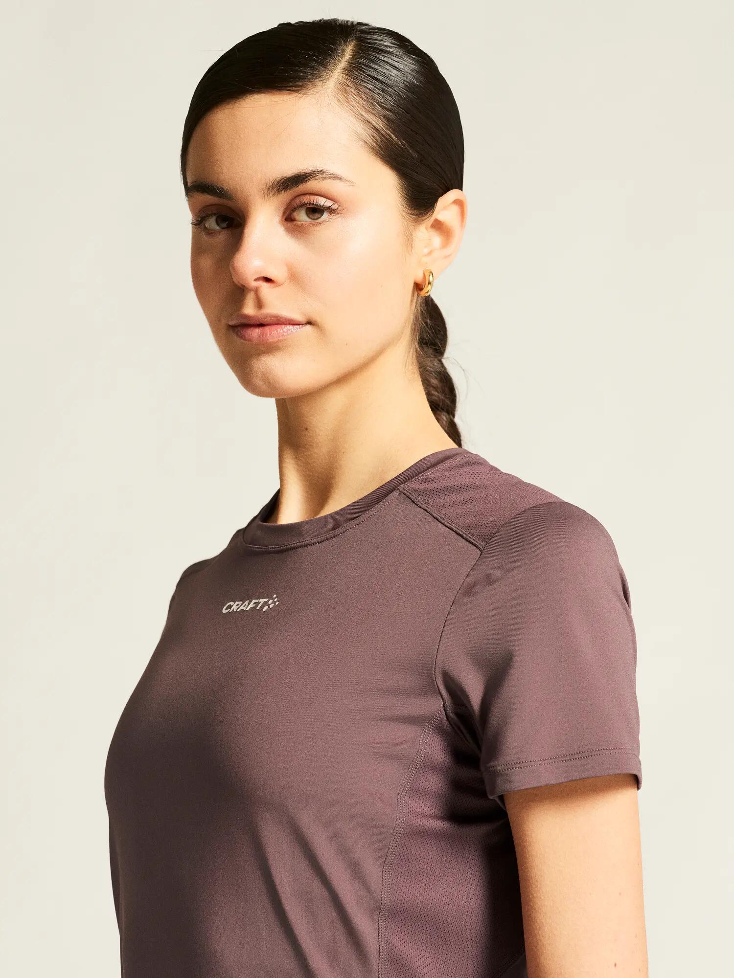 craft ADV Essence SS Tee 2 W - Atmungsaktives Trainingsshirt – Flint 3/7