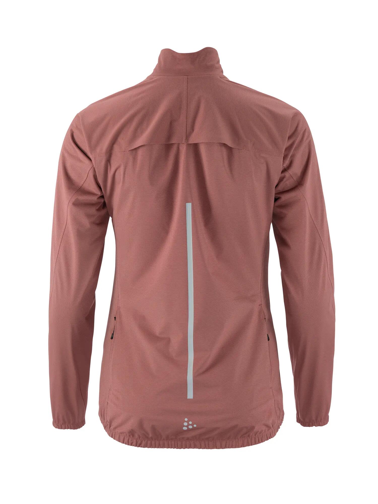 craft Endur Hydro Jacket 2 W – wasserdicht und atmungsaktiv – Rose Brown 2/7