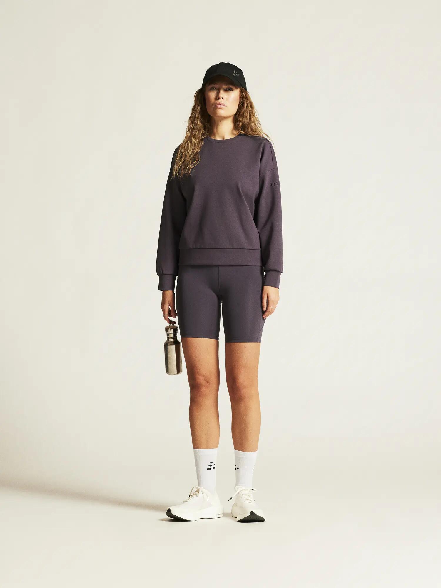 craft ADV Join RN Sweatshirt W – gemütlicher Alltags-Sweat – Dk Plum 7/7