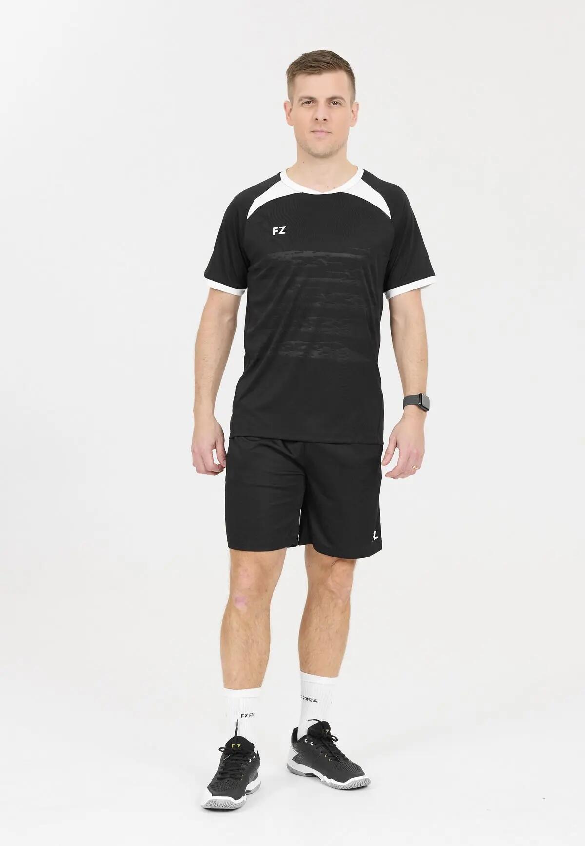 fz_forza T-shirt Agentin M S/S em 100% poliéster reciclado – 1001 Black 6/7