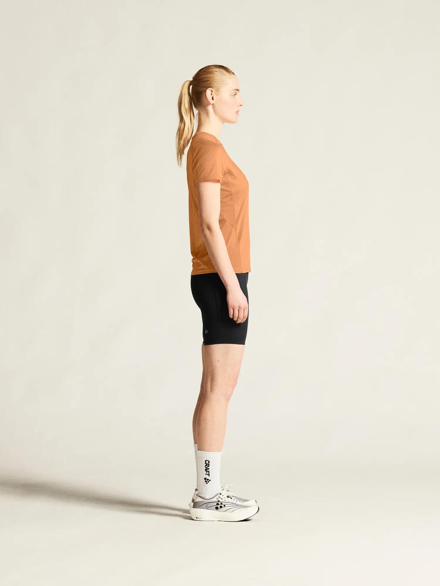 craft ADV Essence SS Tee 2 W - Ademend trainingsshirt van gerecyclede 3/7