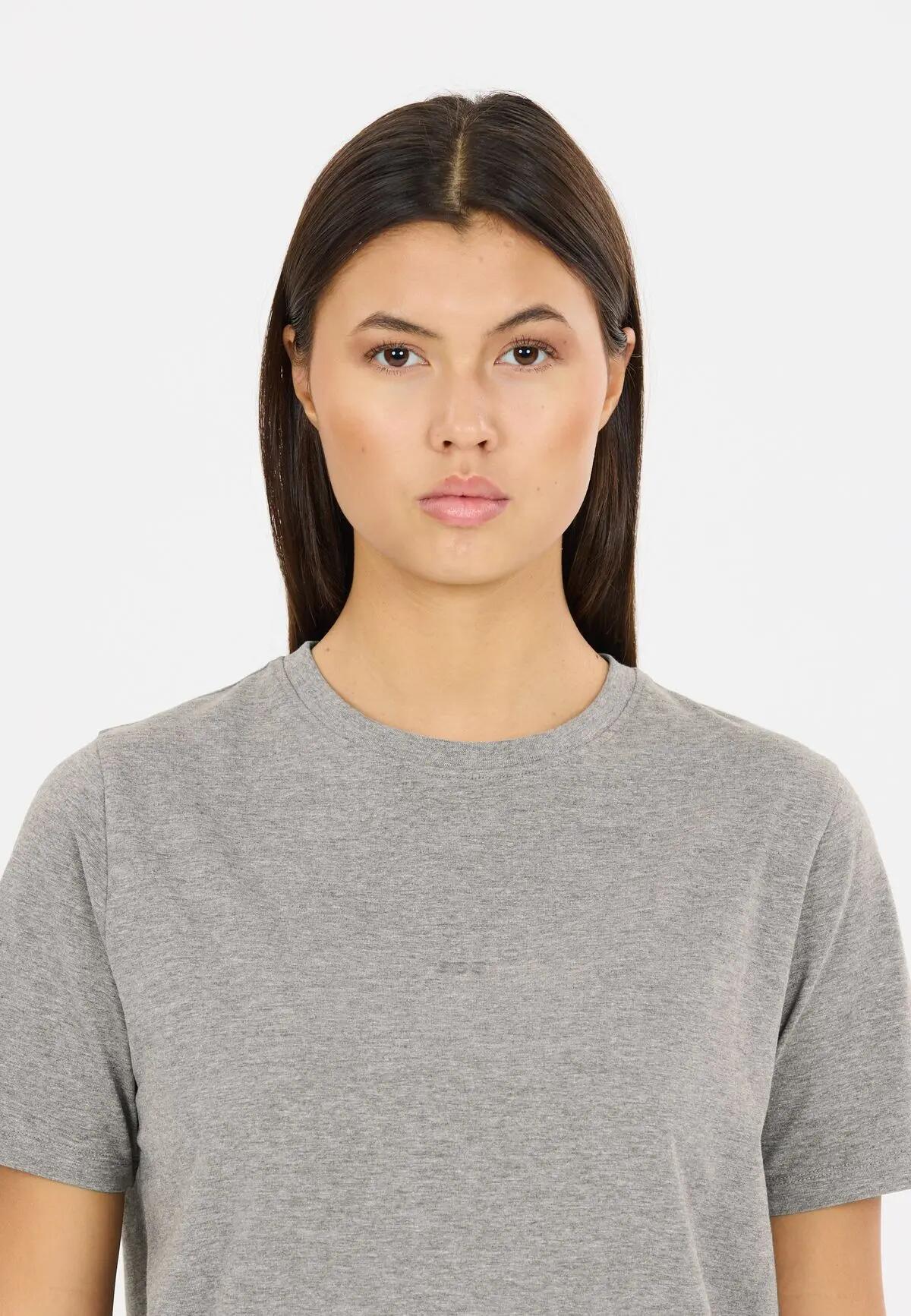 sos Sera W SS T-shirt van biologische katoen met elastaan – 1038 Mid Grey 5/7