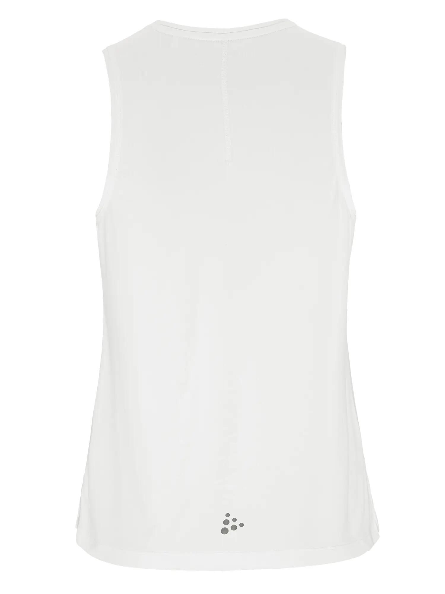 craft CORE Essence Singlet 2 W – Trainingsshirt aus recyceltem Polyester – White 3/7