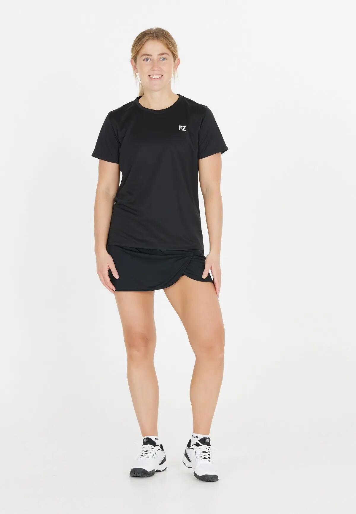 fz_forza T-shirt femme BA2514 en polyester – 1001 Black 2/7