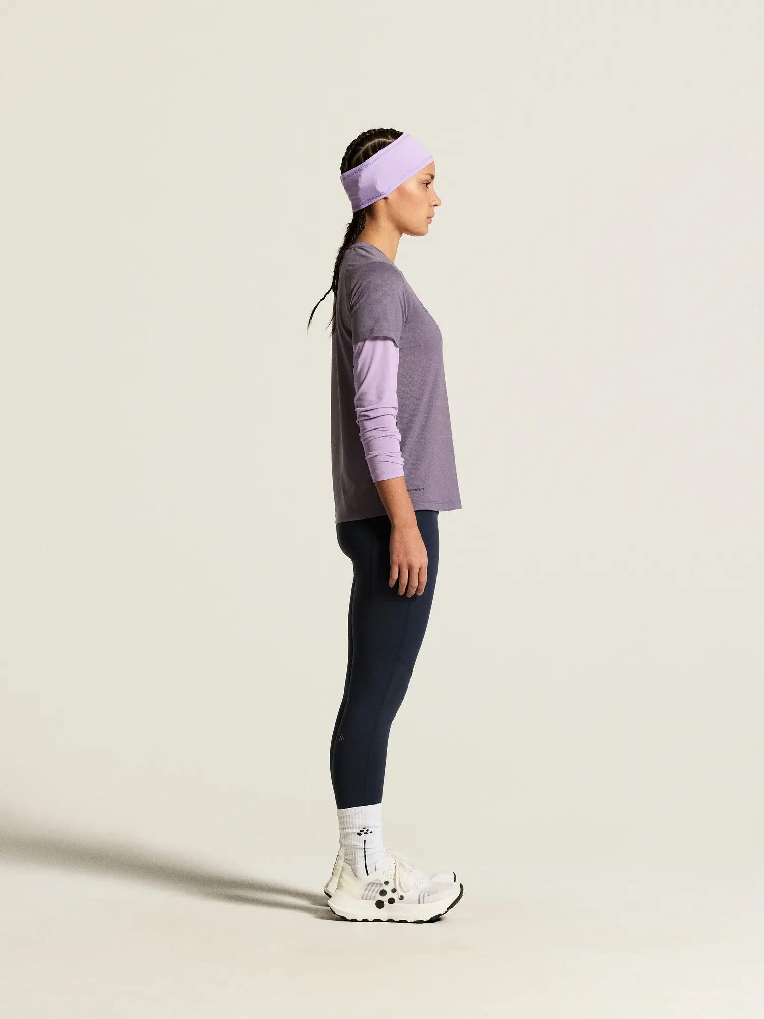 craft Essence Logo Tee 2 W Trainings-T‑shirt van gerecycled mesh – Cadet 5/7