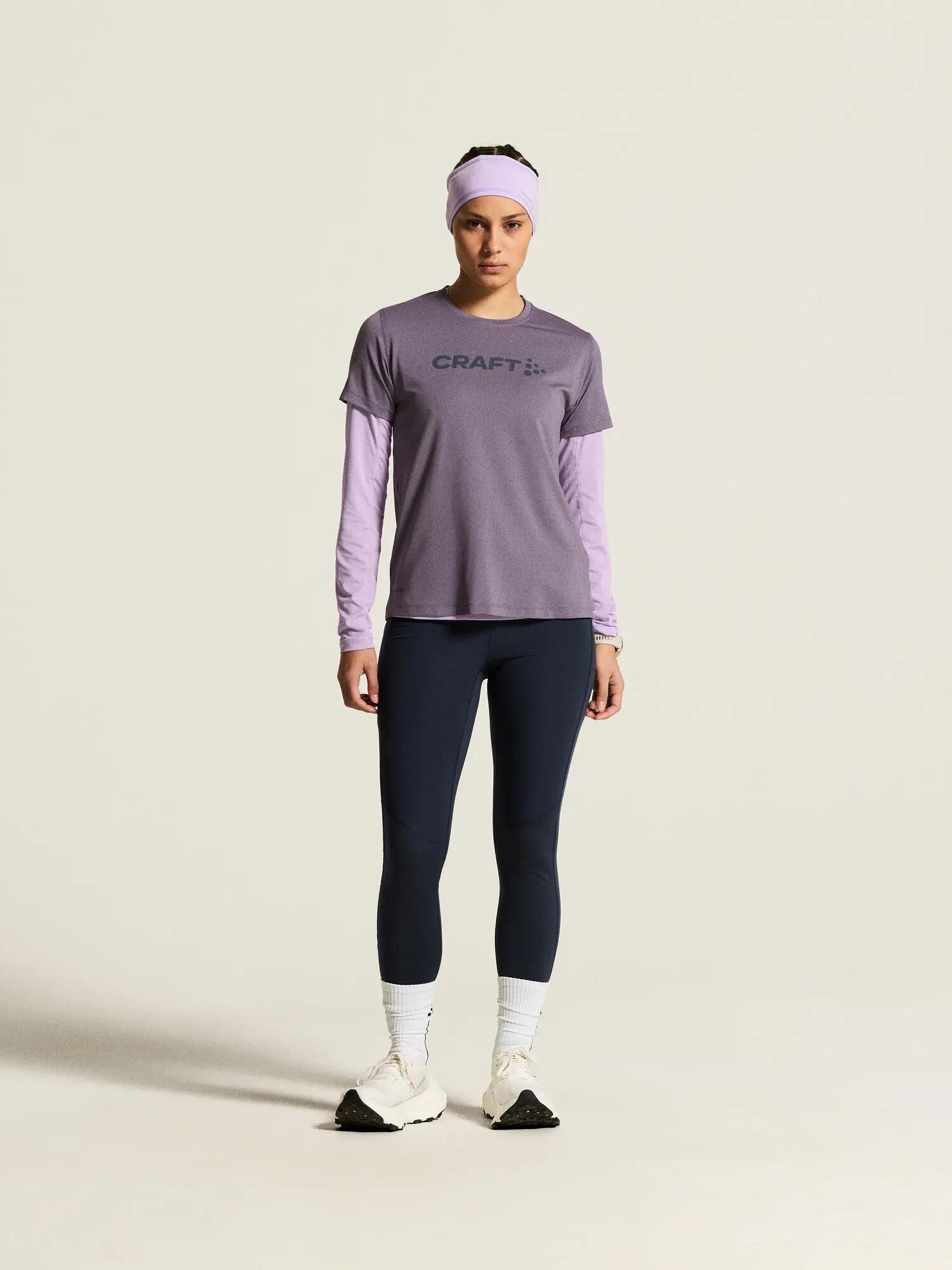 craft Essence Logo Tee 2 W Trainings-T‑shirt van gerecycled mesh – Cadet 3/7